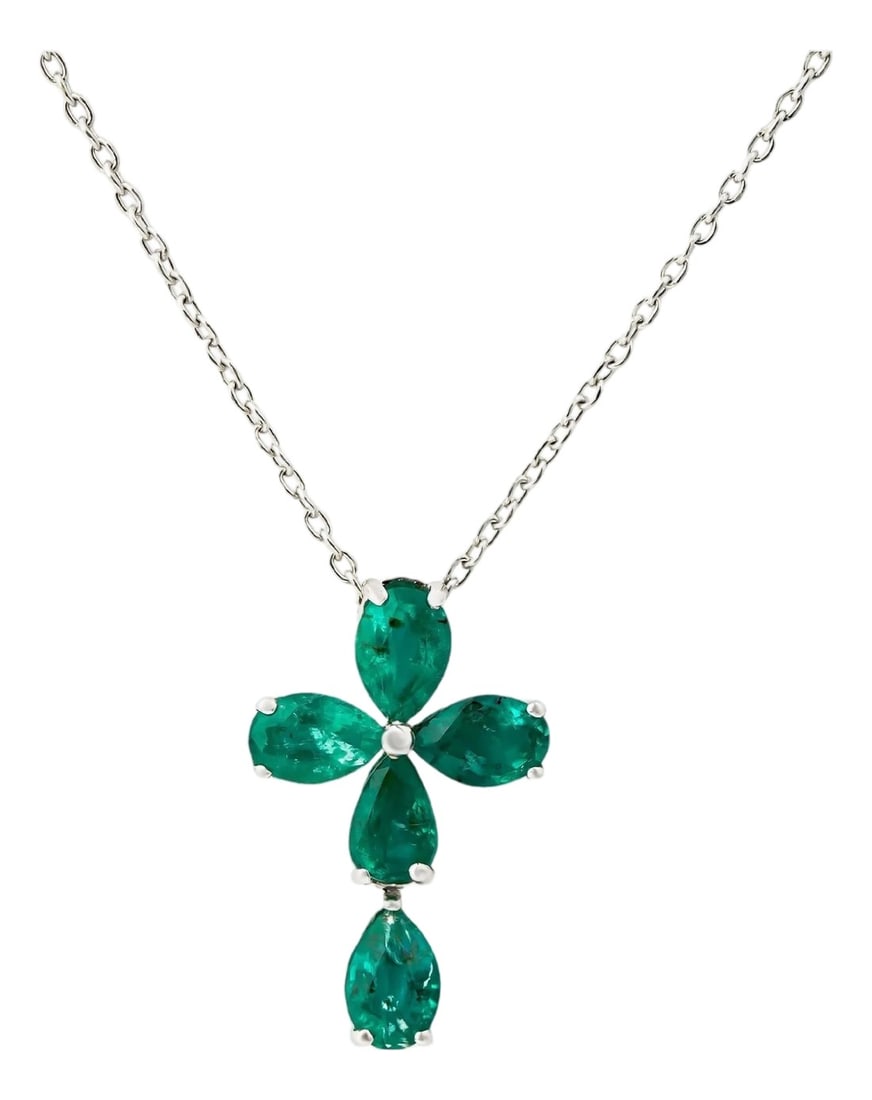 Natural emeralld 1.88ct pendant in 18k god: GW=4.18gm NW=3.80gm emerald=1.88cts THIS IS A BRAND NEW PIECE Condition: Imperfections: No Imperfections Condition Notes: New Category: Pendants Origin: India Materials: 18K Gold, Emerald Shipping: