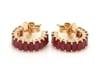 3.33 ct Natural ruby earring in 14k gold - 16