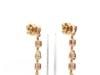 3.03 cts Natural ruby earrings in 14k gold - 16