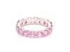Natural 4.12 cts pink sapphire ring in 14k gold - 6