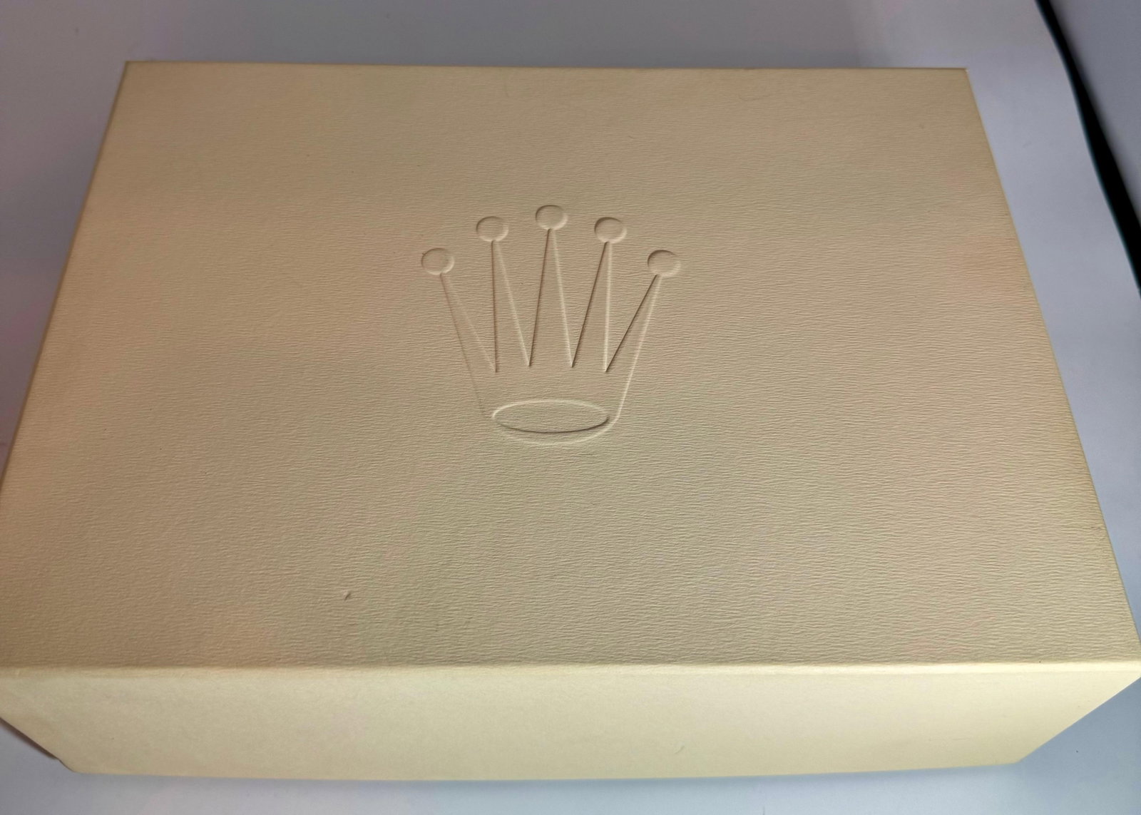 Rolex Watch Box, New Creme Empty Acs. Oyster Perpetual Daytona GMT Datejust - 11