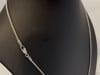 Vintage Unisex 14kt White Gold 17 Inch long Chain 1.6 mm, Italian , 3.8 gm - 8