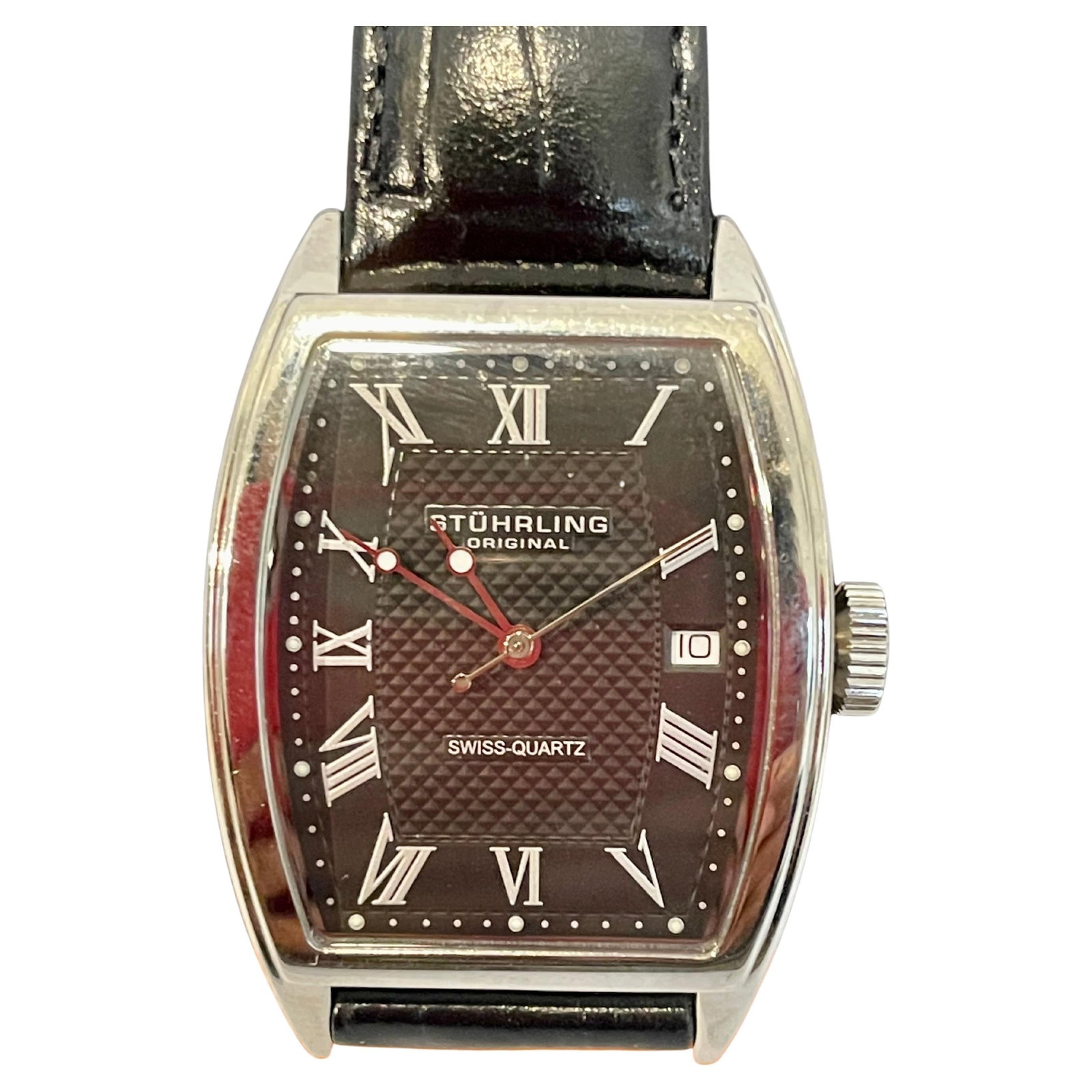 Stuhrling Brand New Watch with Box Paper and Leather Belt - 15