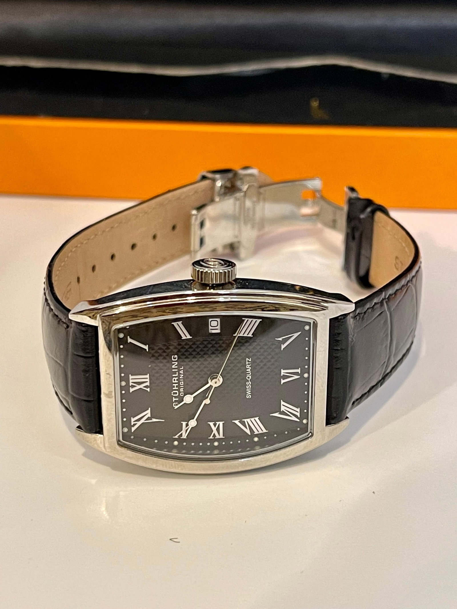 Stuhrling Brand New Watch with Box Paper and Leather Belt - 16