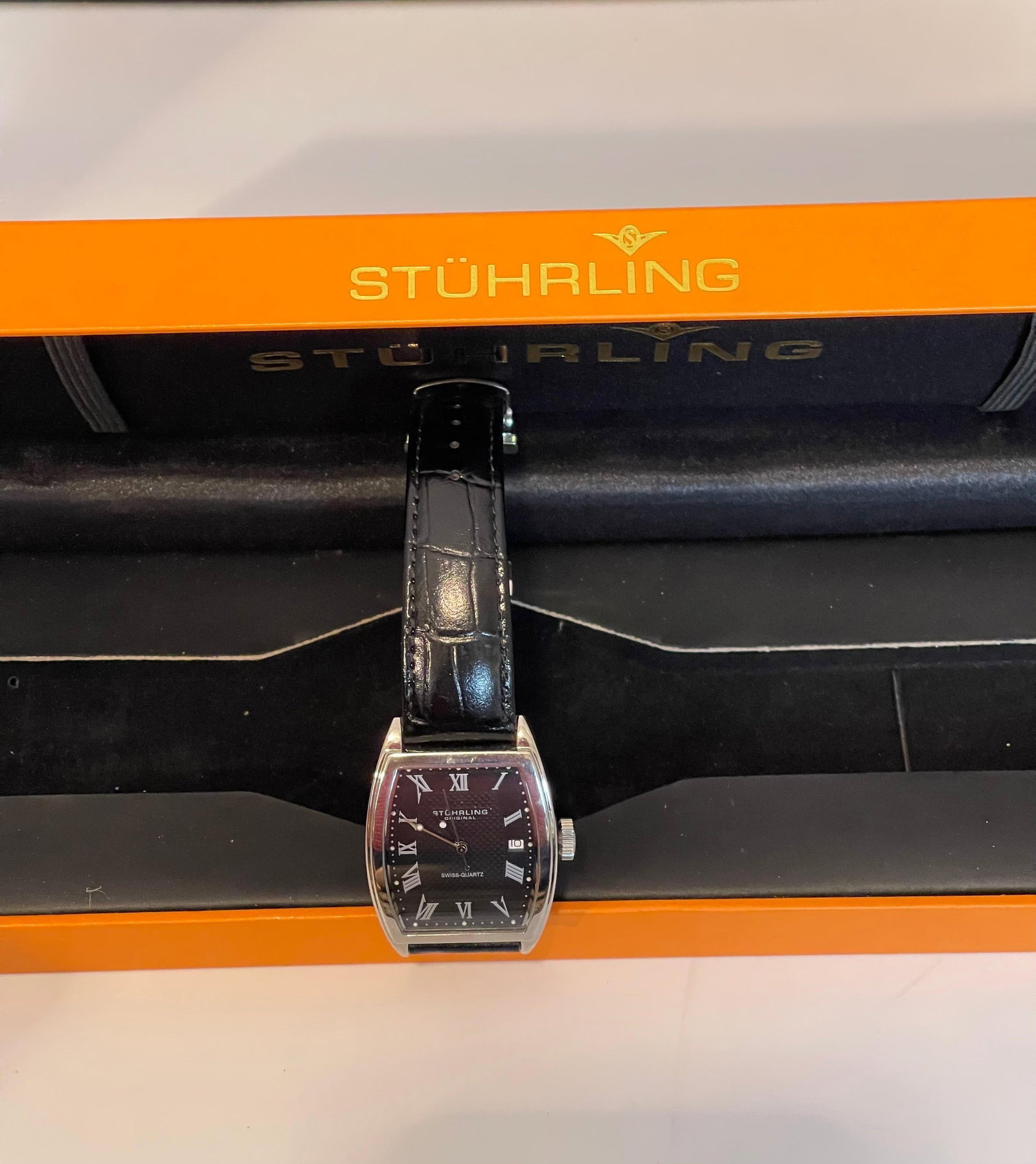 Stuhrling Brand New Watch with Box Paper and Leather Belt - 17