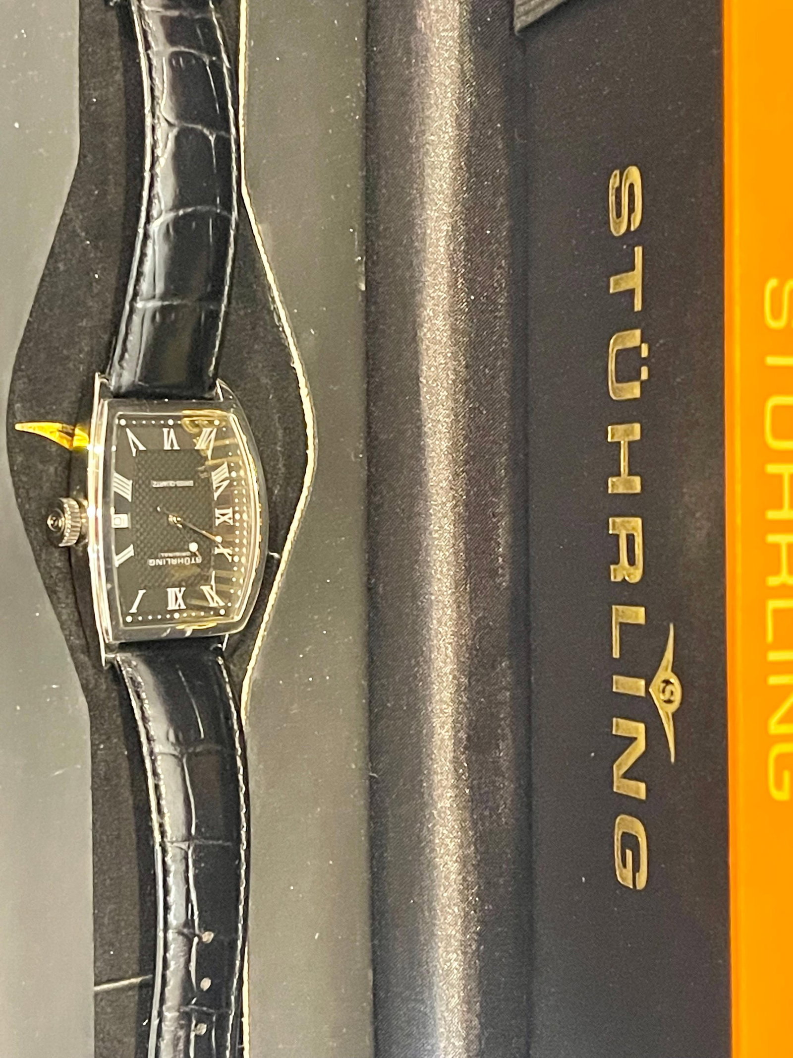 Stuhrling Brand New Watch with Box Paper and Leather Belt - 5