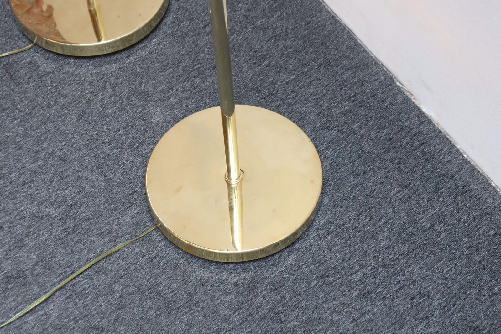 Pair of Vintage Fully Adjustable Floor Lamps by Chapman in Polished Brass - 11