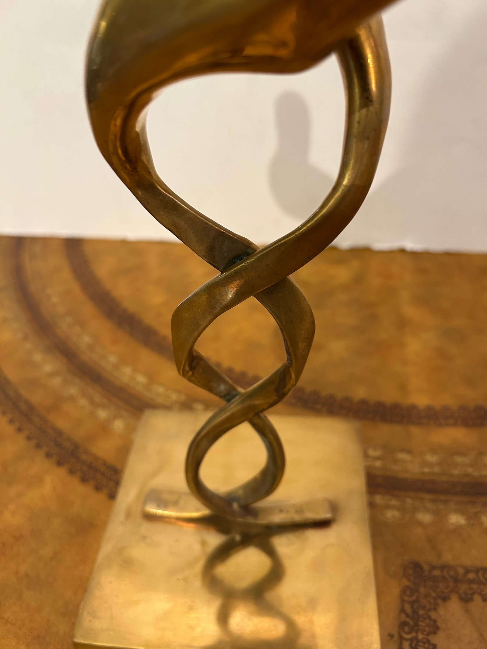 Dolbi Cashier Brass Lovebirds Sculpture - 5