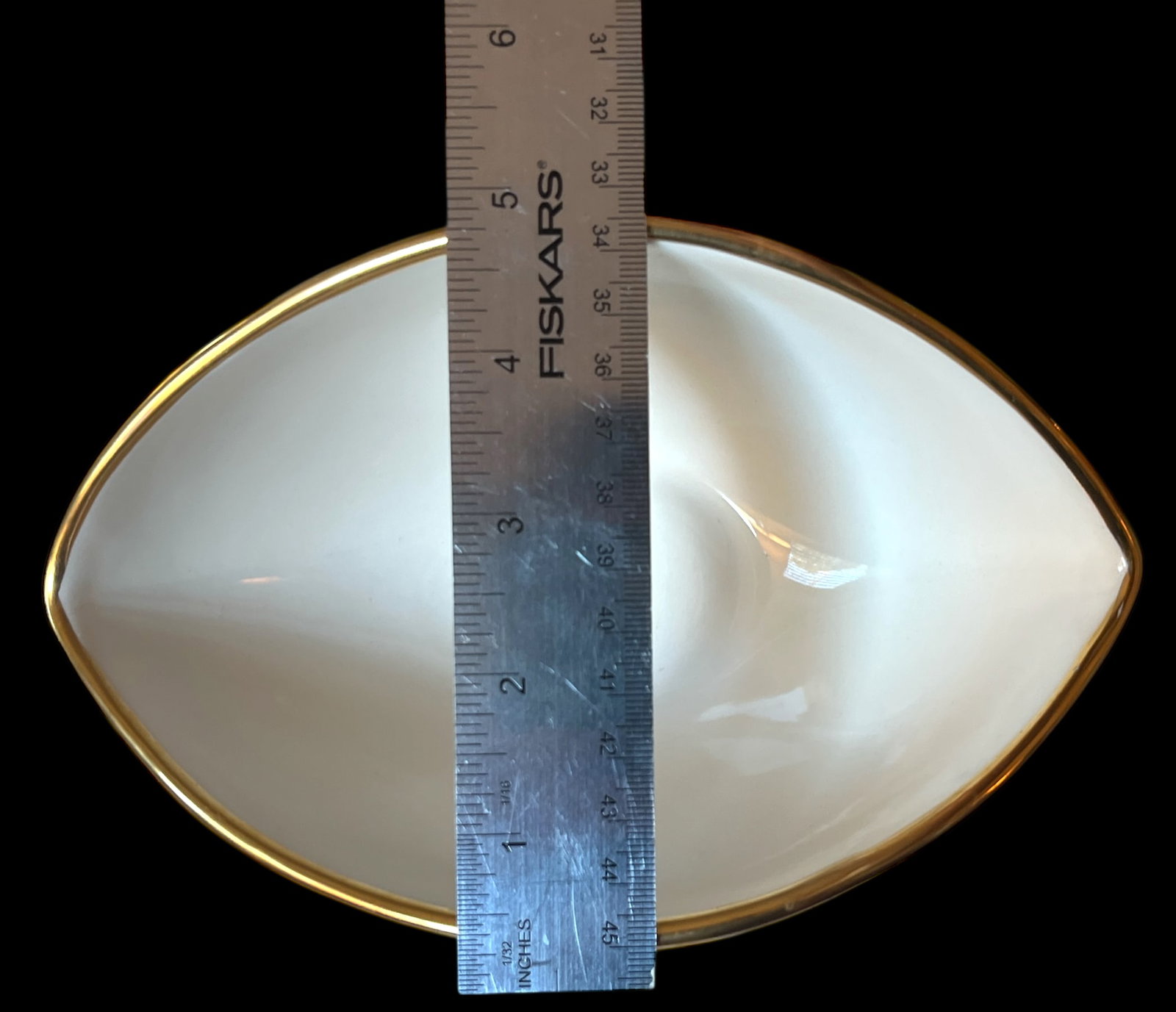Pair of Hand-Painted L'Objet "Circe" Bowls | Blue, White & Gold | Portugal, 2005 - 9