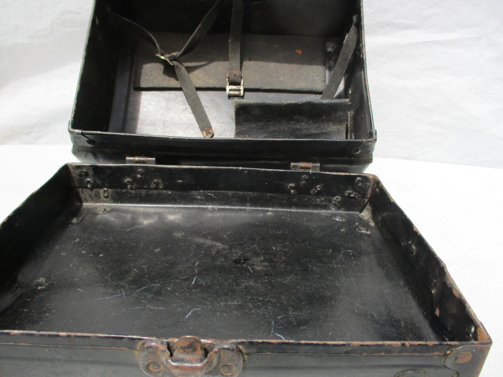 Vintage Line-Mans Tool Box - 8