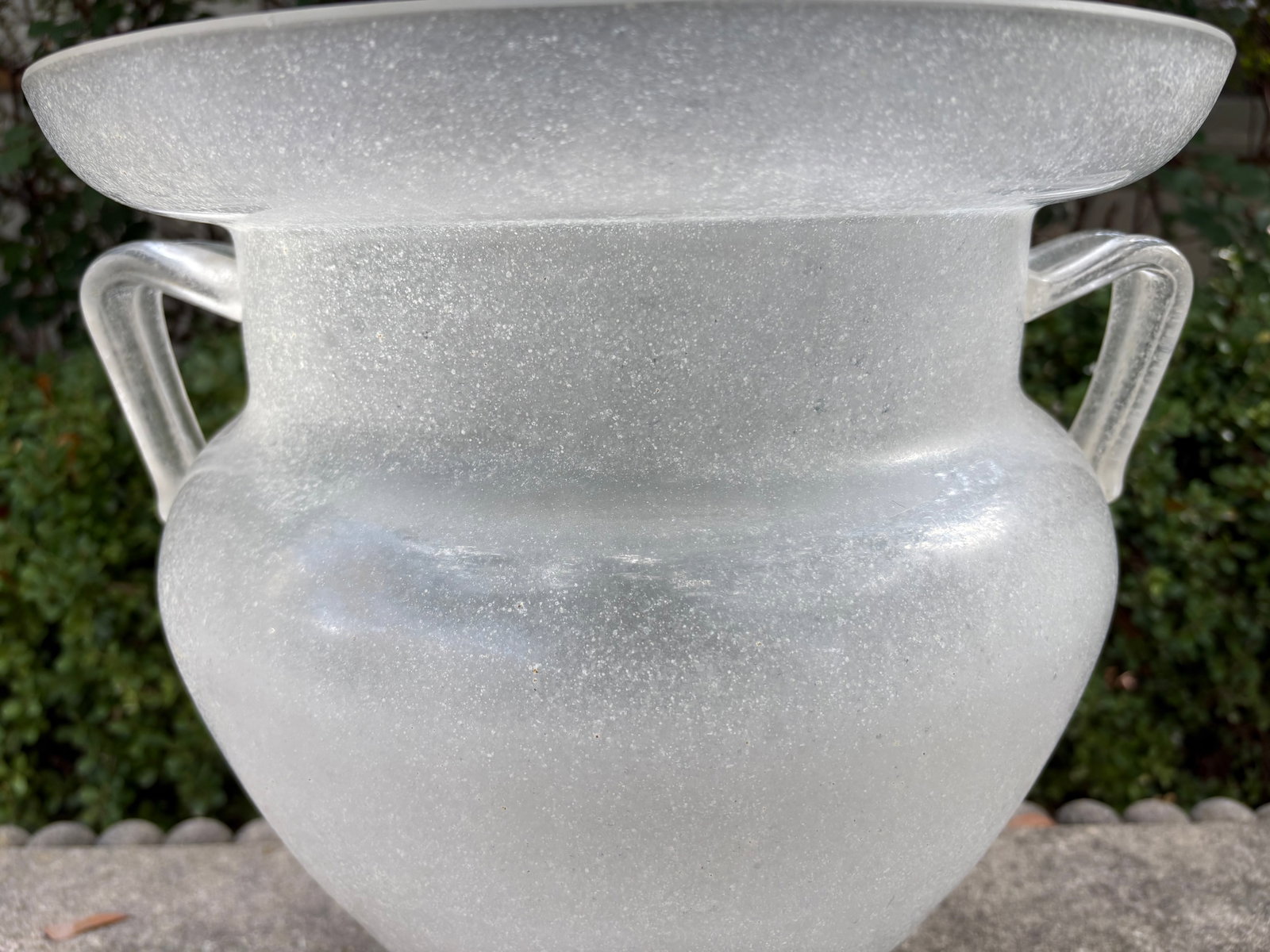 1930s Murano Glass Urn Signed Seguso - 12