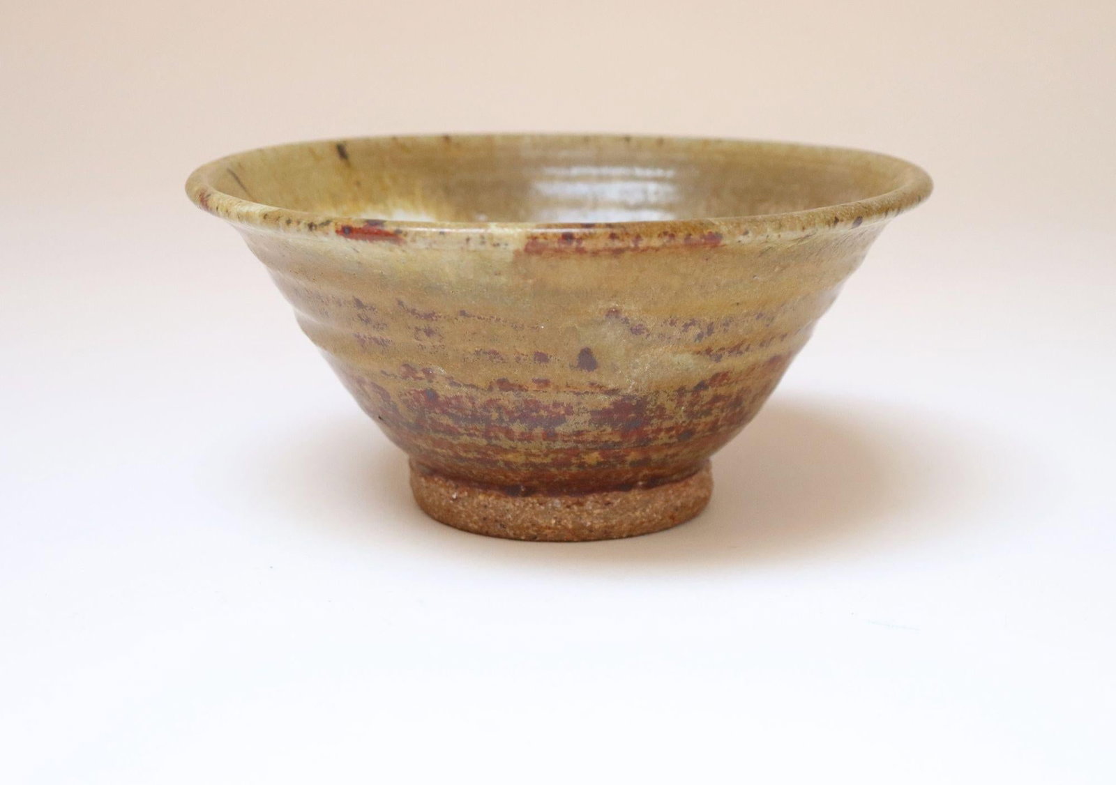 Petite Vintage Ochre Studio Pottery Bowl by Deanna Nichols - 2