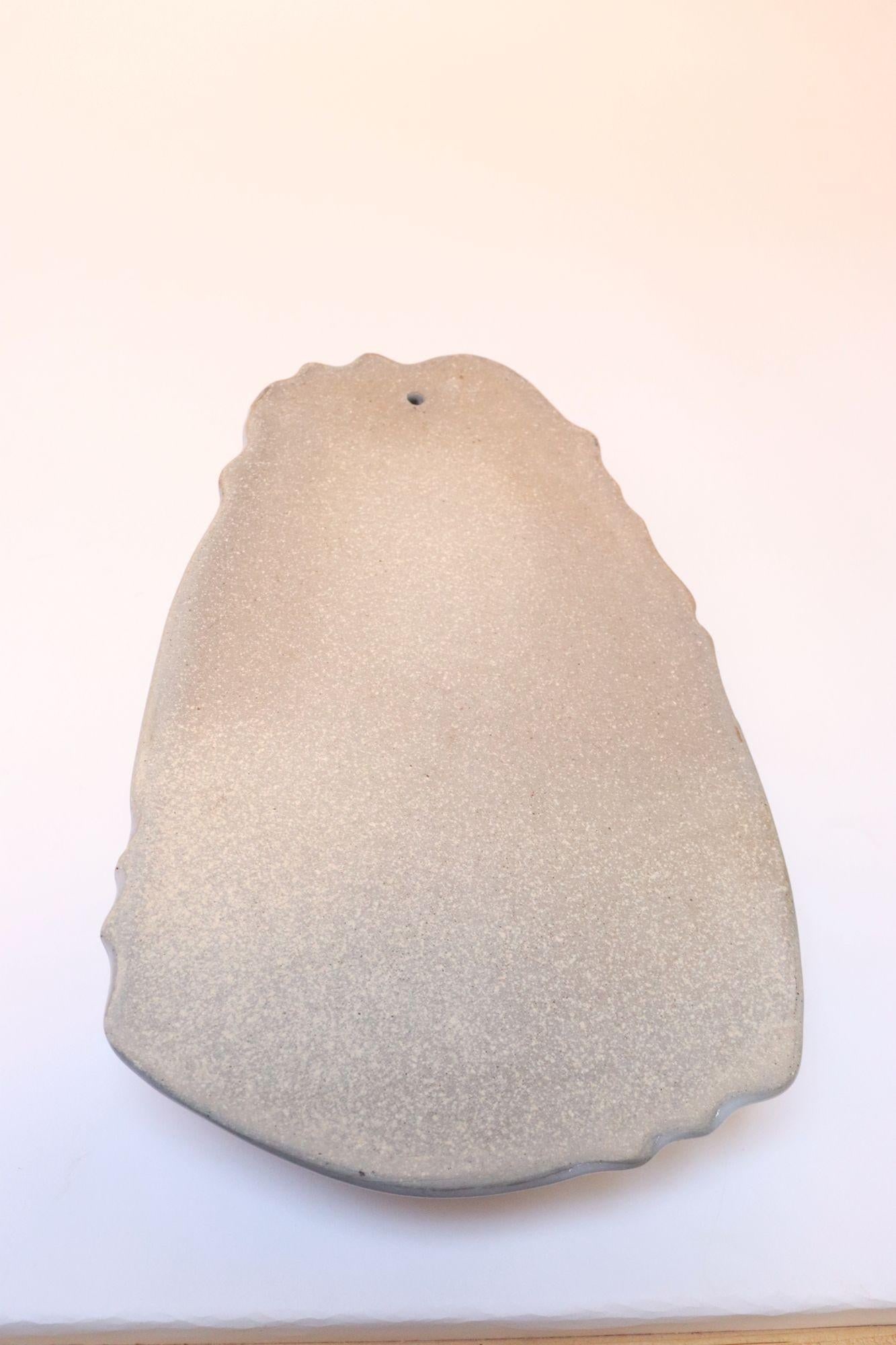 Mid-Century Modern Studio Pottery Blue Ombré Letter Holder by Deanna Nichols - 9
