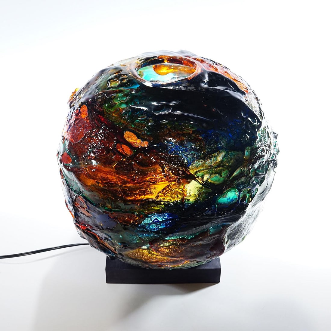 Large Spherical Vase Geacolor by Gae Aulenti for Venini, Murano, 1997 - 3