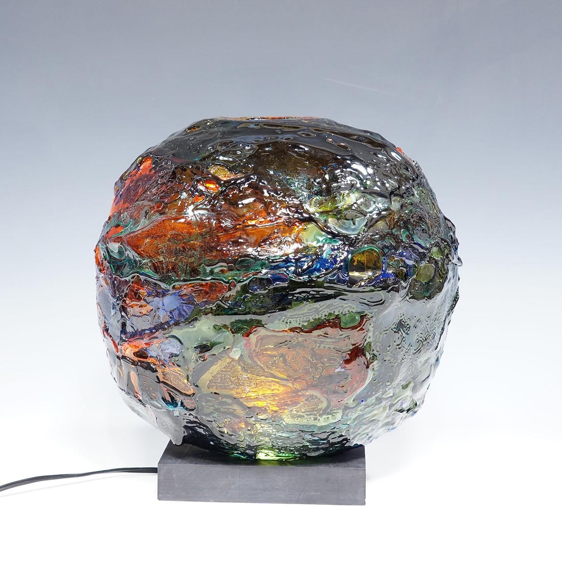 Large Spherical Vase Geacolor by Gae Aulenti for Venini, Murano, 1997 - 5