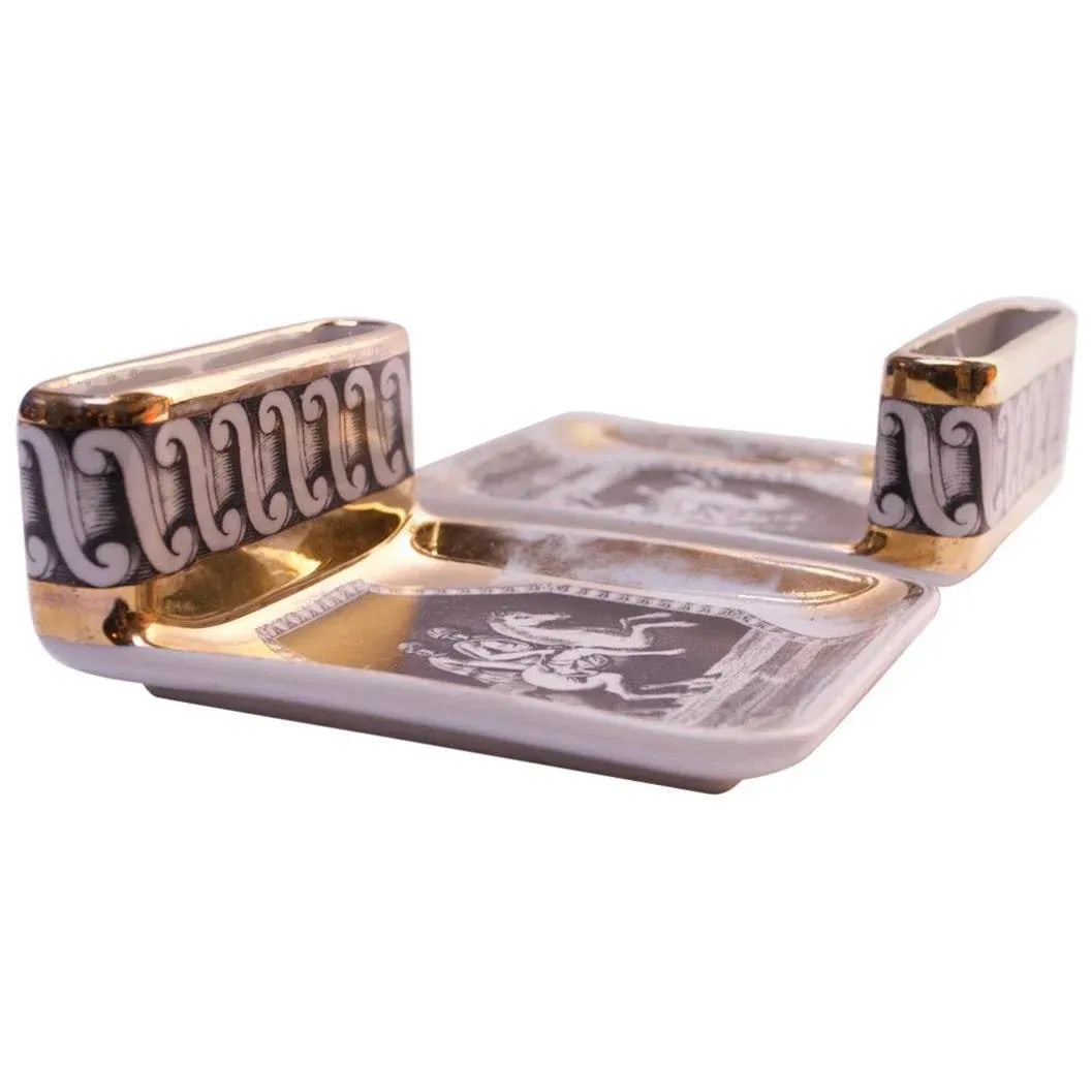 Piero Fornesetti "Equestrian" Ashtrays - A Pair - 13