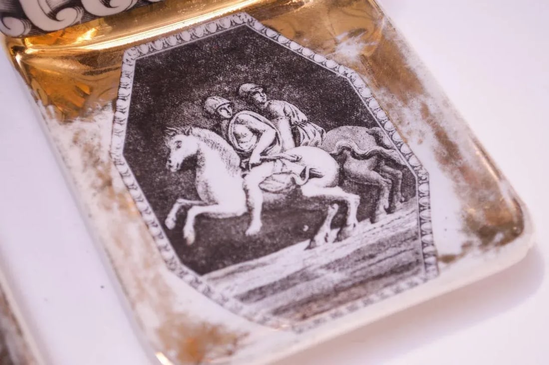Piero Fornesetti "Equestrian" Ashtrays - A Pair - 4