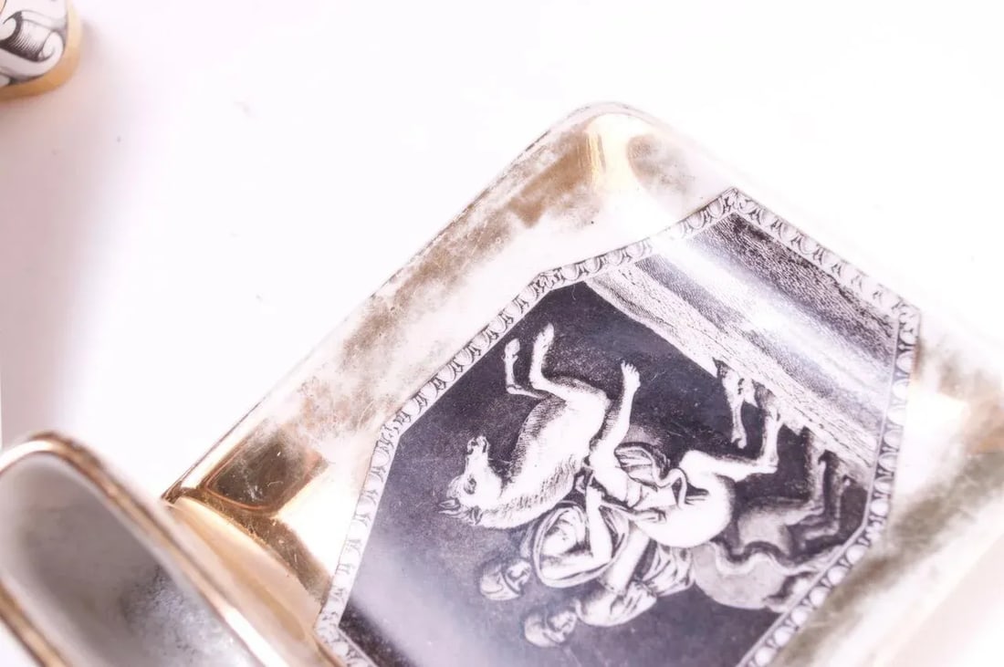 Piero Fornesetti "Equestrian" Ashtrays - A Pair - 5