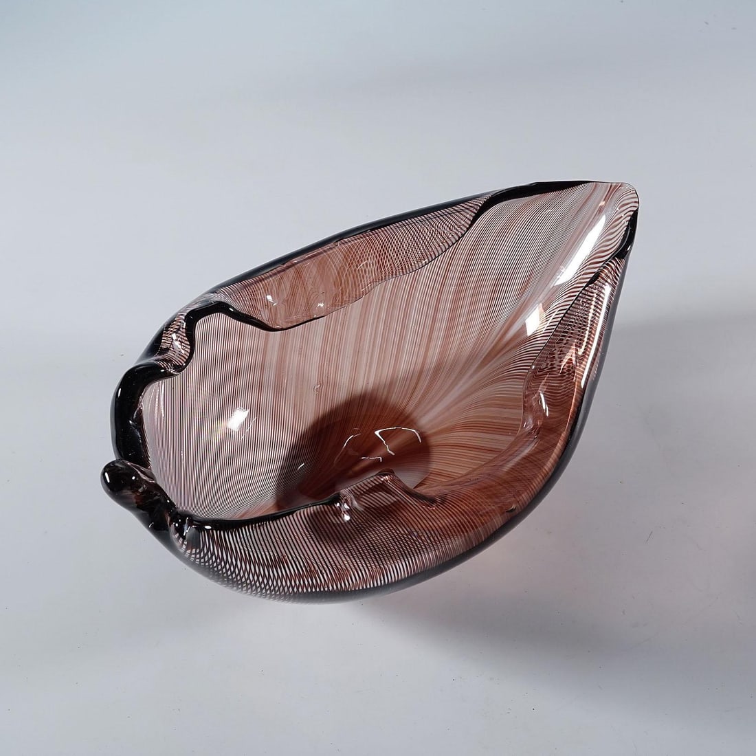 Vintage Tessuto Bowl by Tyra Lundgren for Venini, Murano - 6