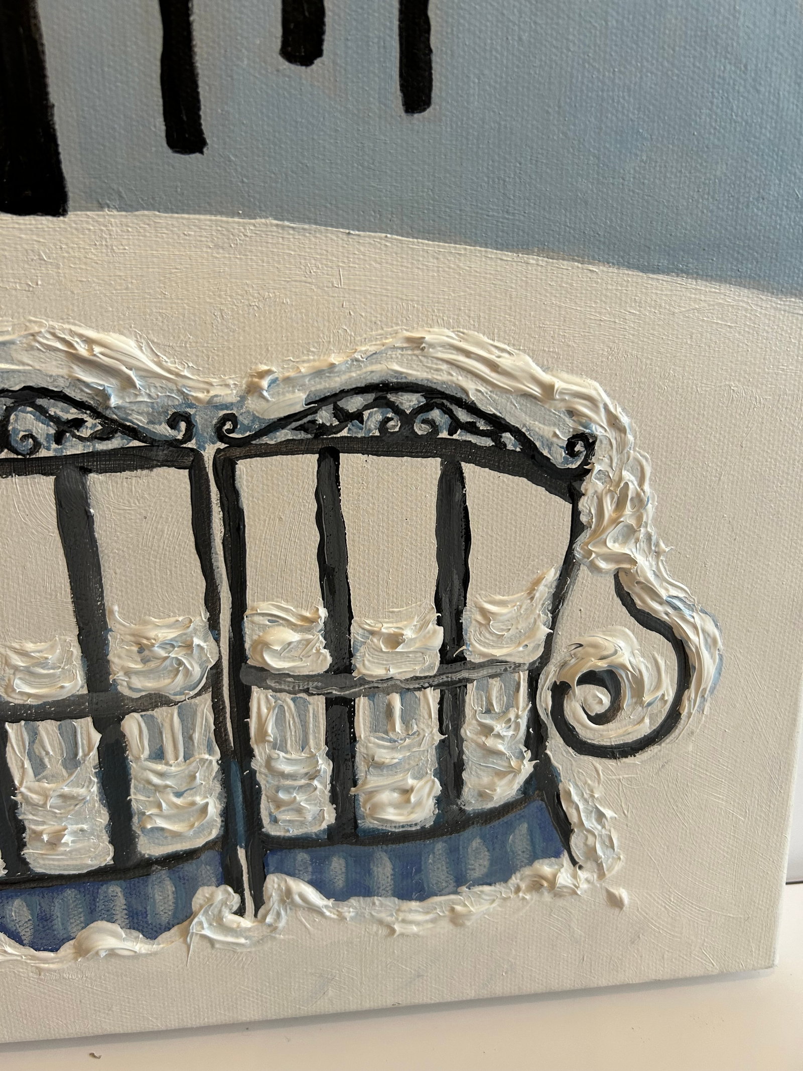Deep Snow Original Painting on Canvas - 5