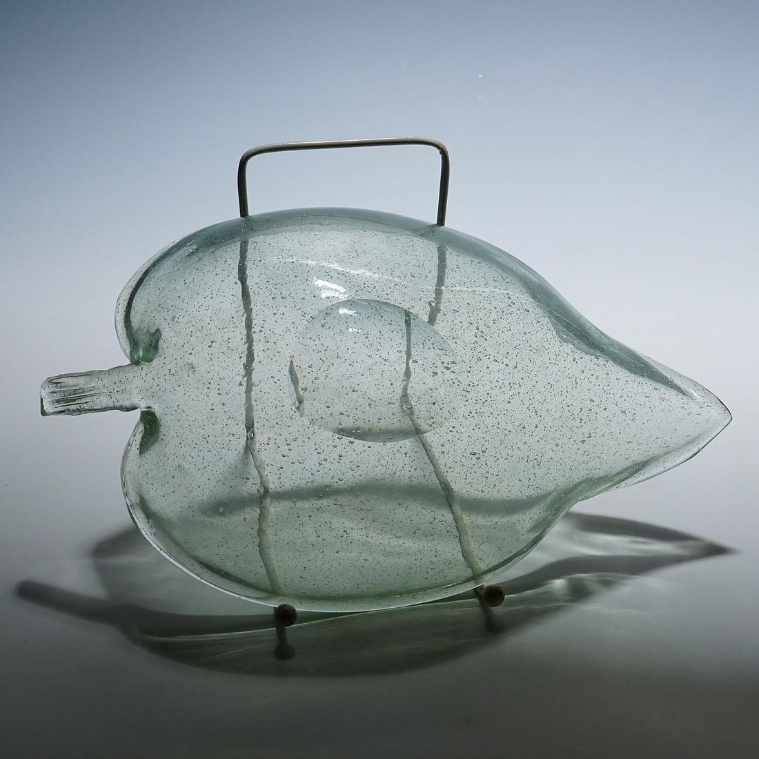 Rare Art Glass Bowl by Tyra Lundgren for Venini, Murano 1937 - 8