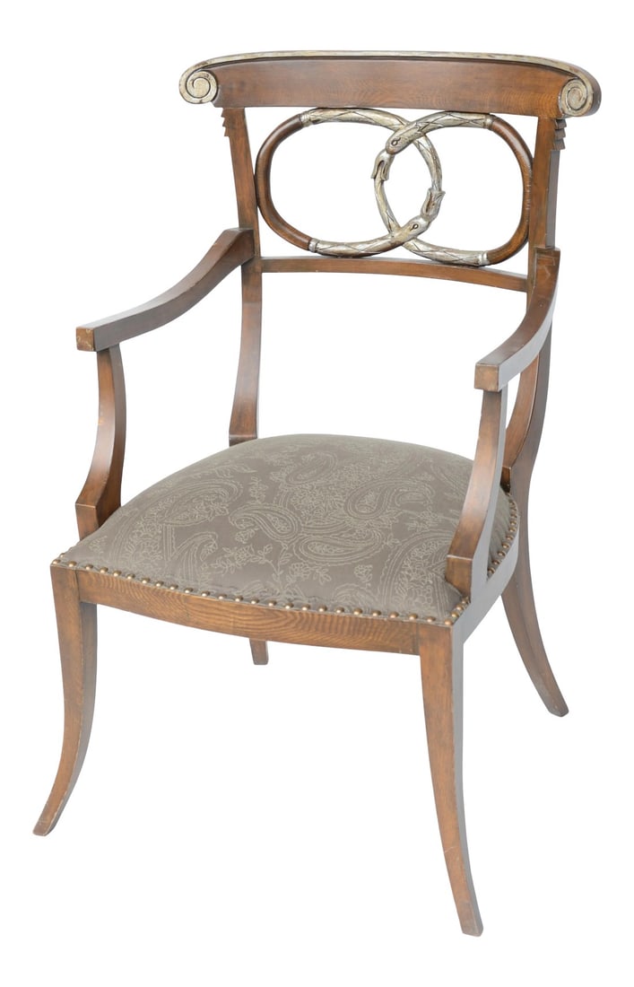 Vintage Hand Carved Chair: vintage The chair is wrapped in flannel, and the backrest is composed of hand-carved circles connecting the head and the end of the crane. Wooden dining chair, office chair, chair. SIZE: 21" * 20" *