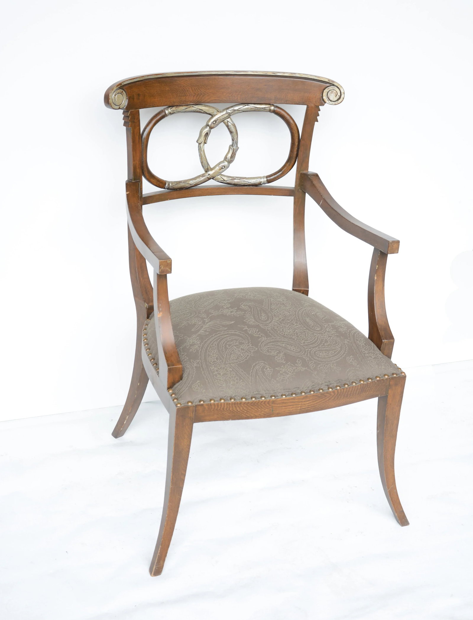 Vintage Hand Carved Chair - 5