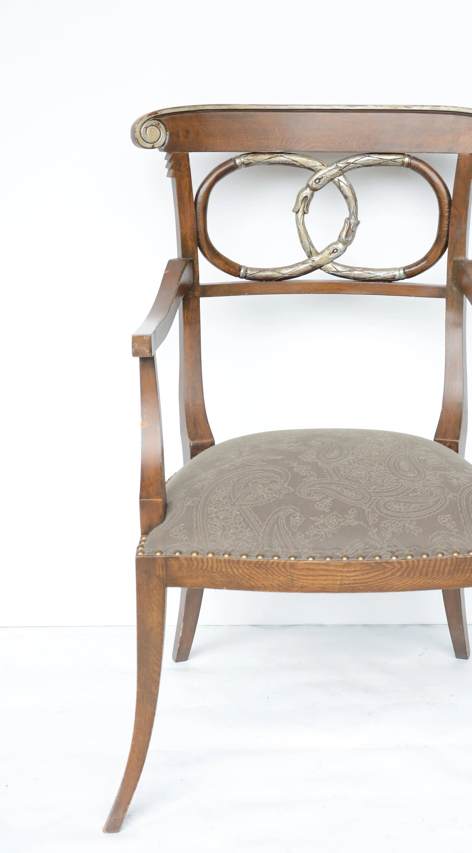 Vintage Hand Carved Chair - 6