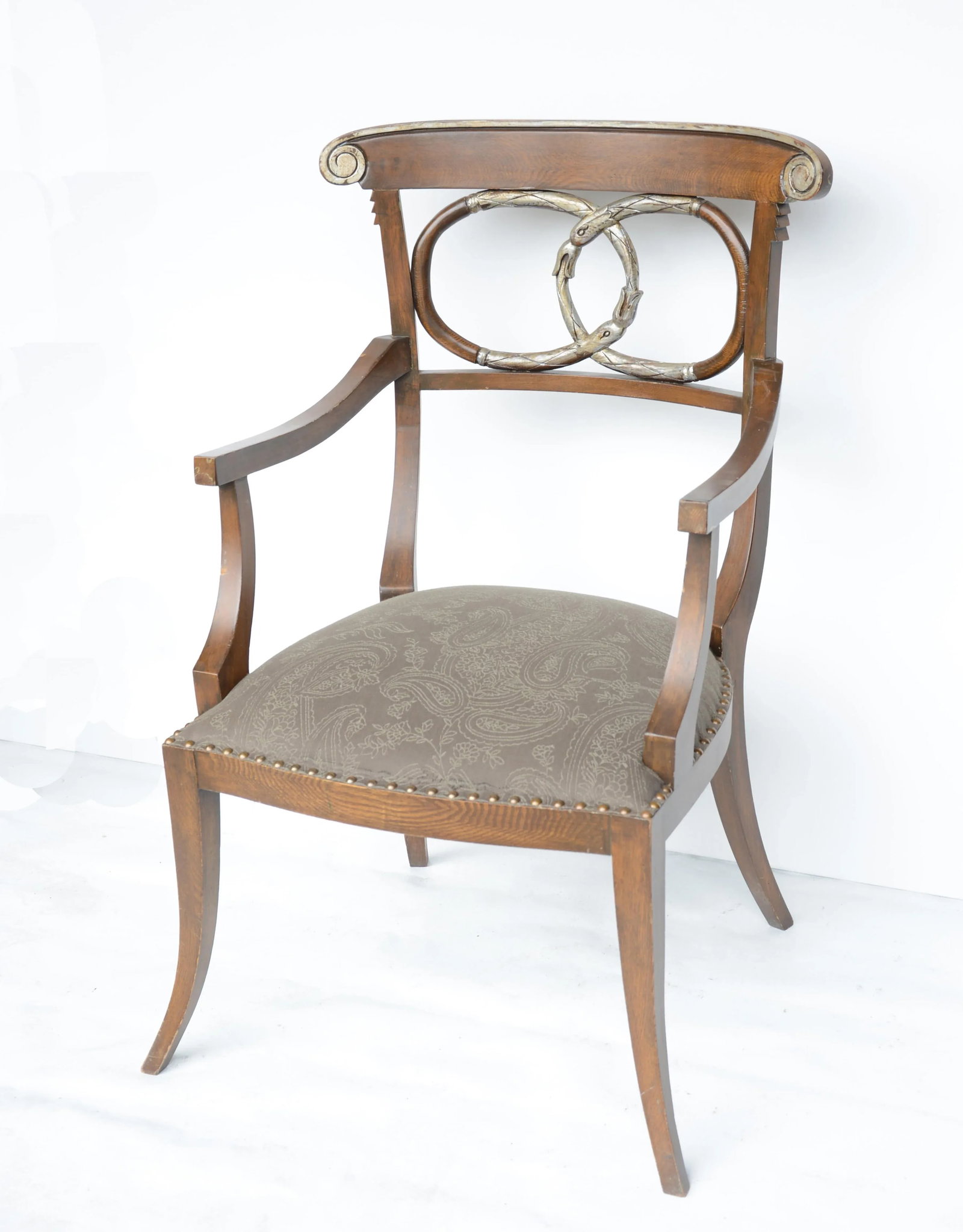Vintage Hand Carved Chair - 9