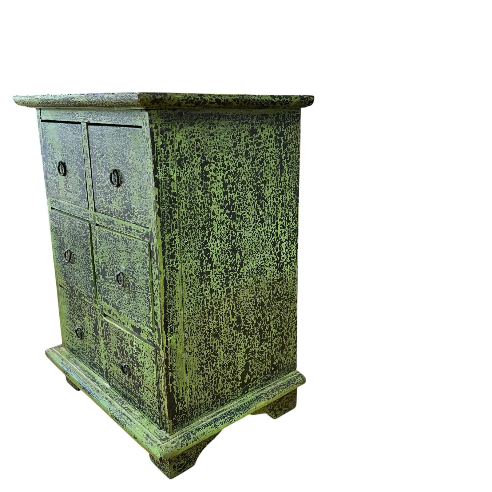 Vintage Handmade Tabletop Six Drawer Cabinet - 2