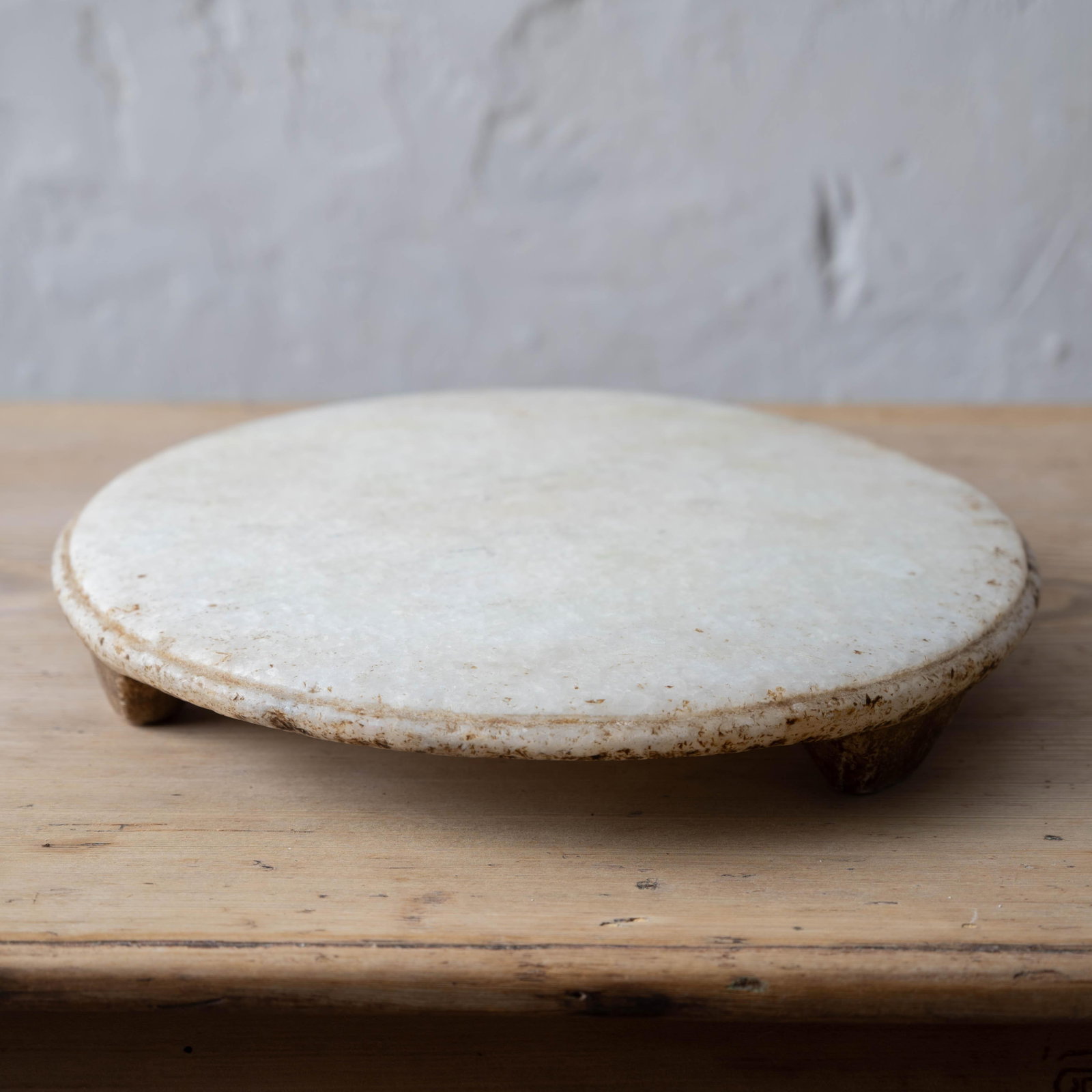 Indian Marble Chapati Riser, c.1900 - 5
