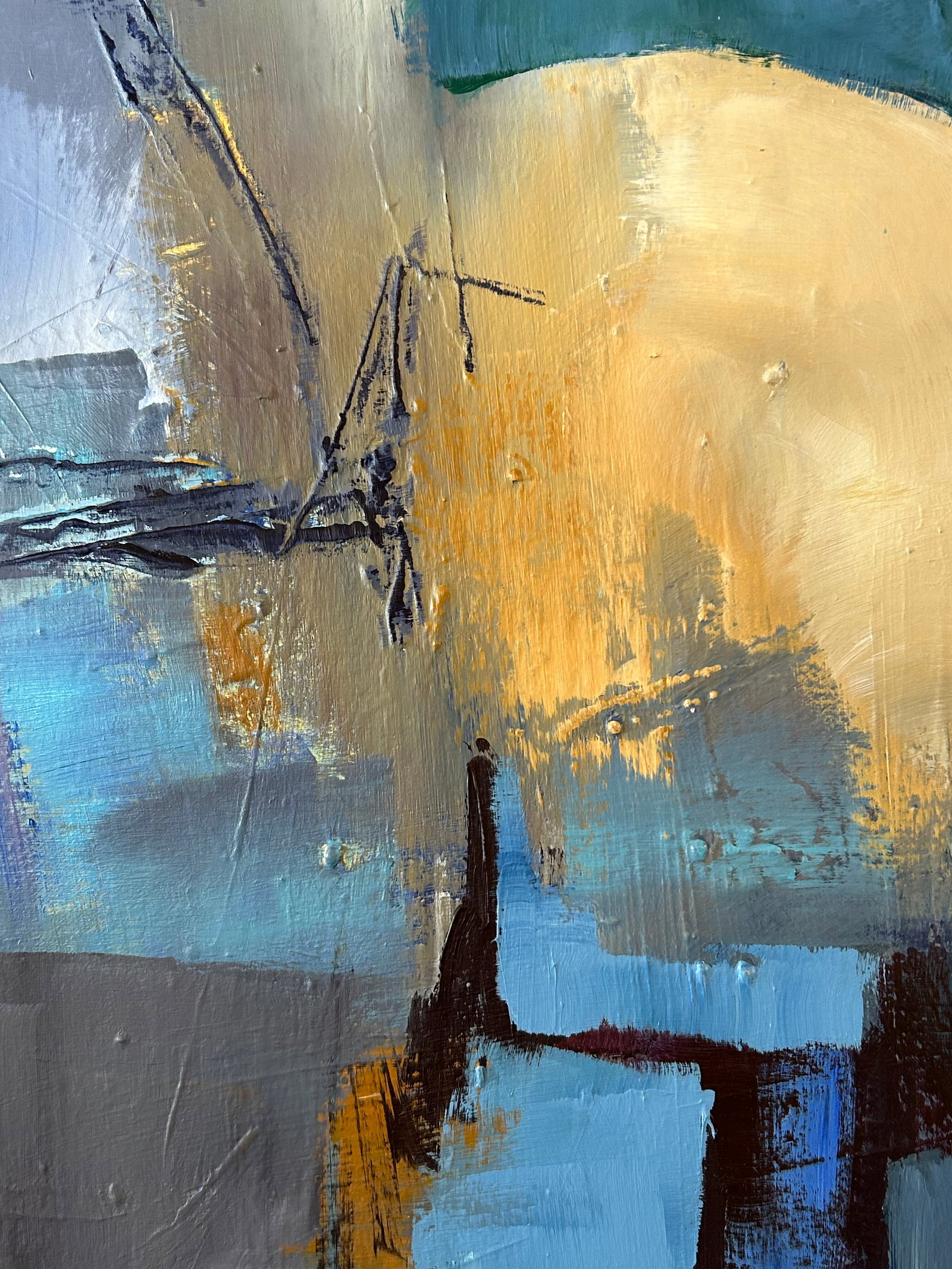 Large Abstract Original Painting by Robert Hansen - 5