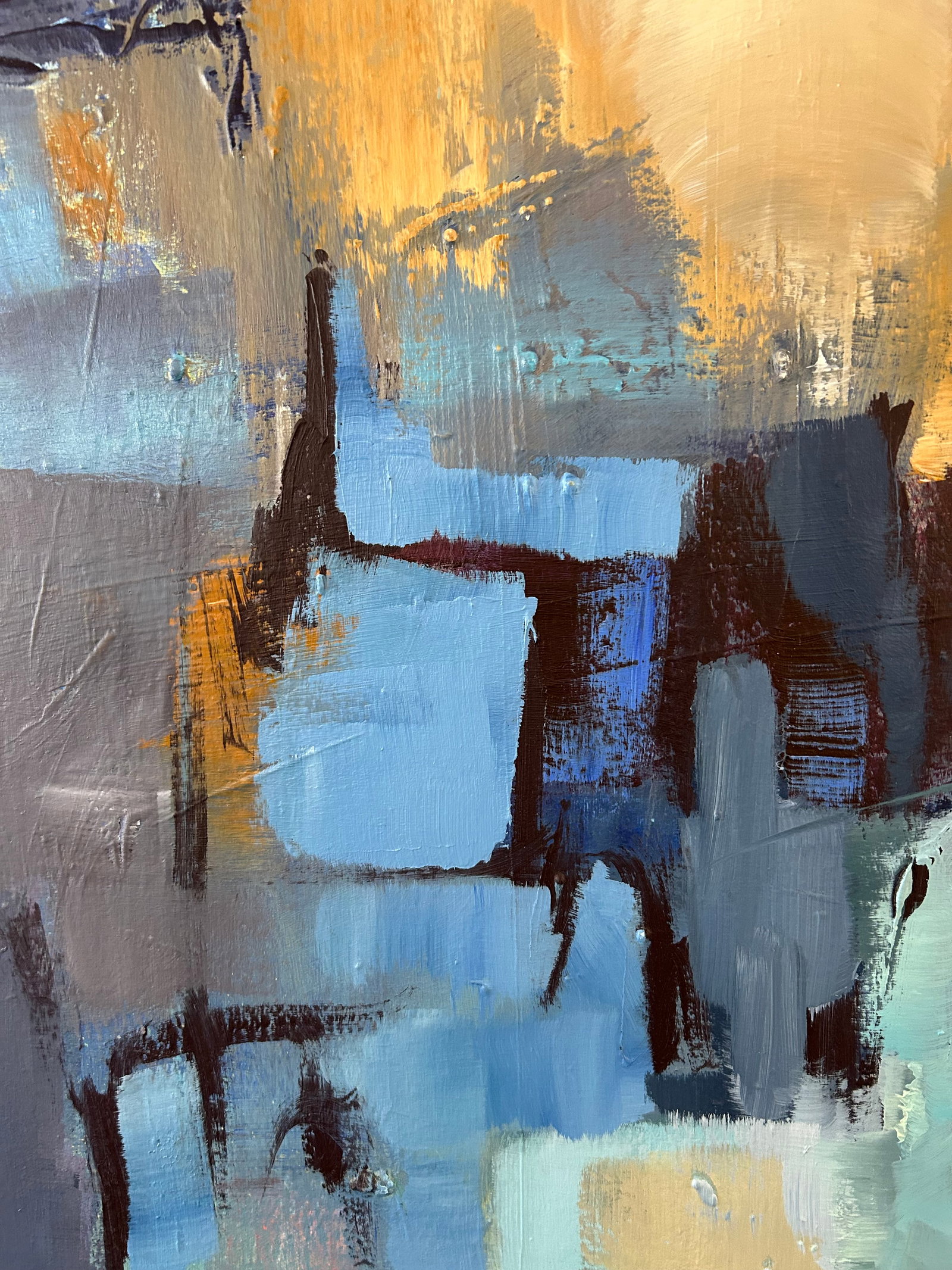 Large Abstract Original Painting by Robert Hansen - 7