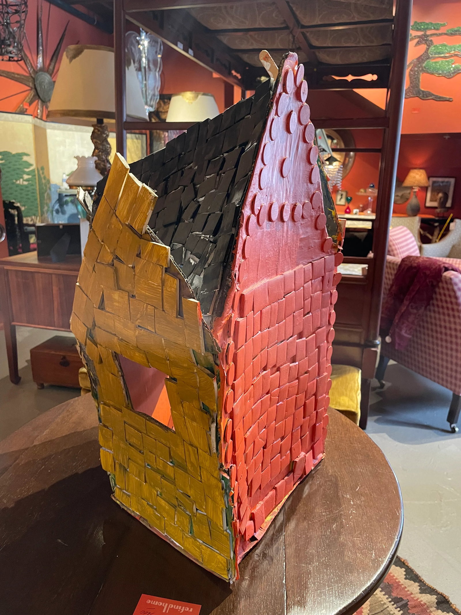 Contemporary Outsider Art Mixed-Media Sculpture of Affordable Housing - 7