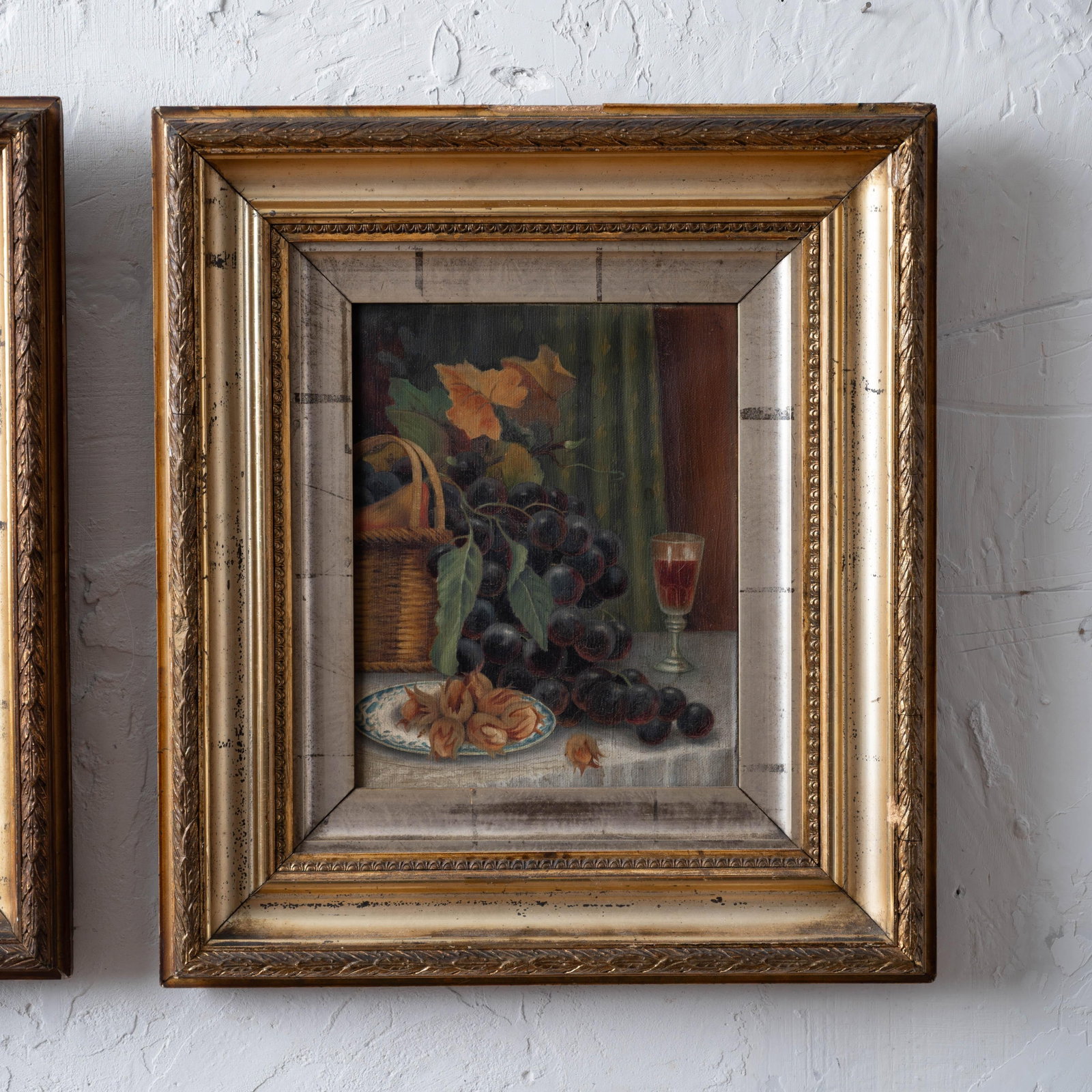 Pair of Victorian Still Life Oil Paintings, English, c.1870 - 4