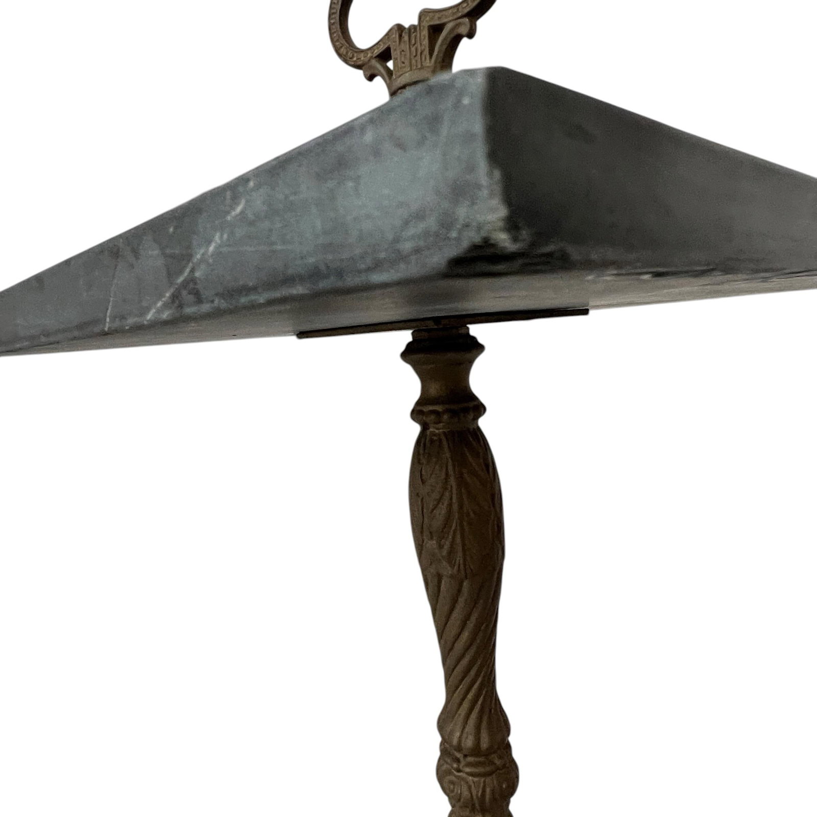 Antique Patinated Gilt Cast Iron Marble Top Drink Table - 4