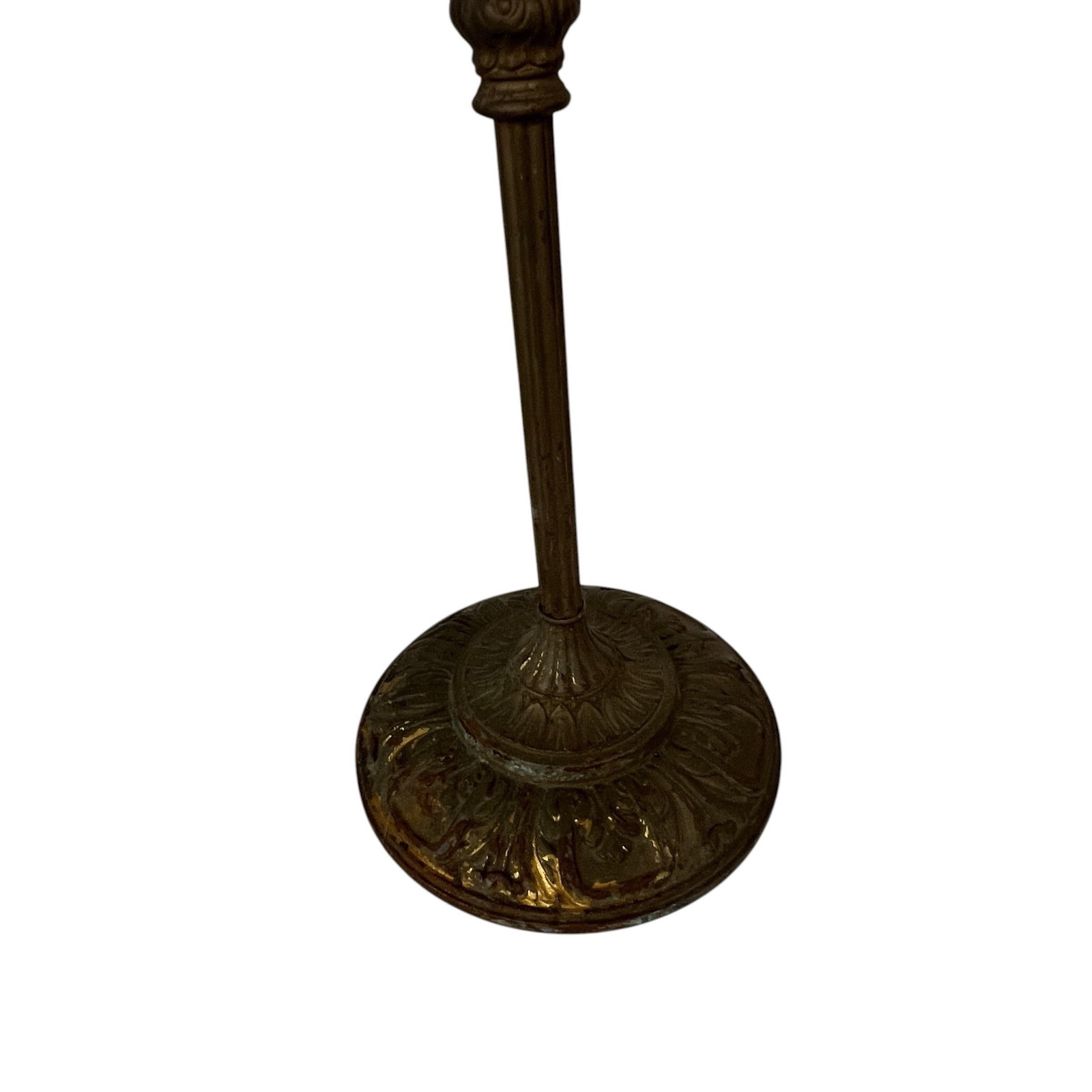 Antique Patinated Gilt Cast Iron Marble Top Drink Table - 6