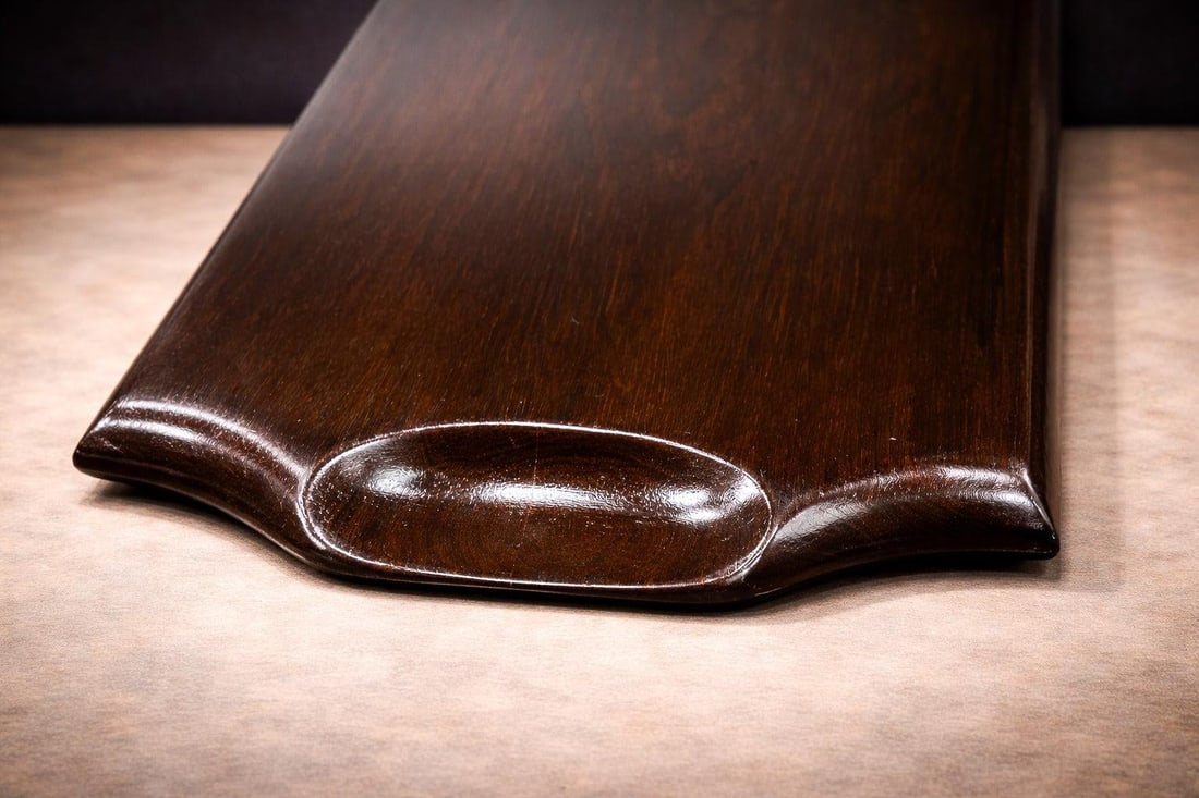 Serving Tray in Hardwood, Jean Gillon, 1960s - 10