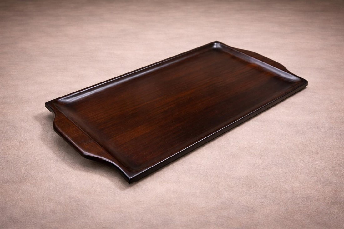 Serving Tray in Hardwood, Jean Gillon, 1960s - 8