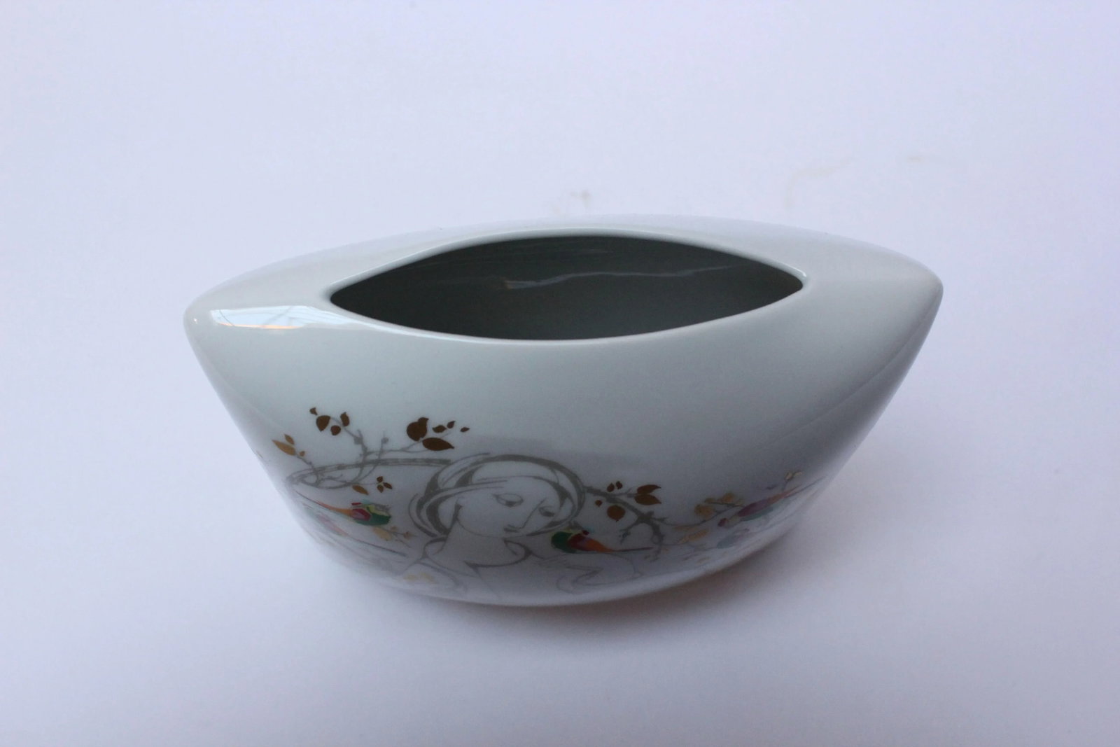 Danish Modern Porcelain Vase by BjÃ¸rn Wiinblad for Rosenthal - 5