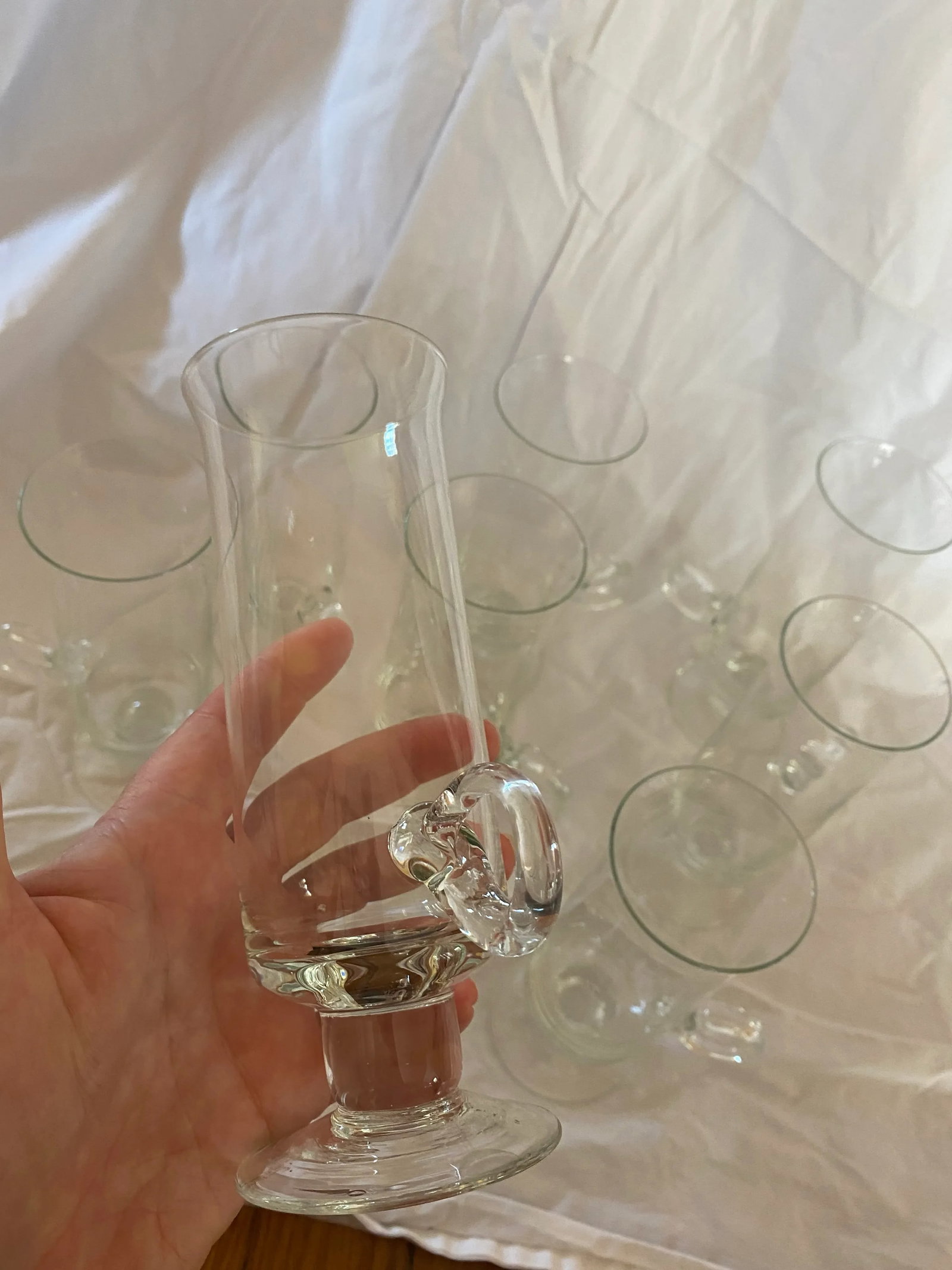 Mid-Century Modern Handled Glasses- Set of 8 - 5