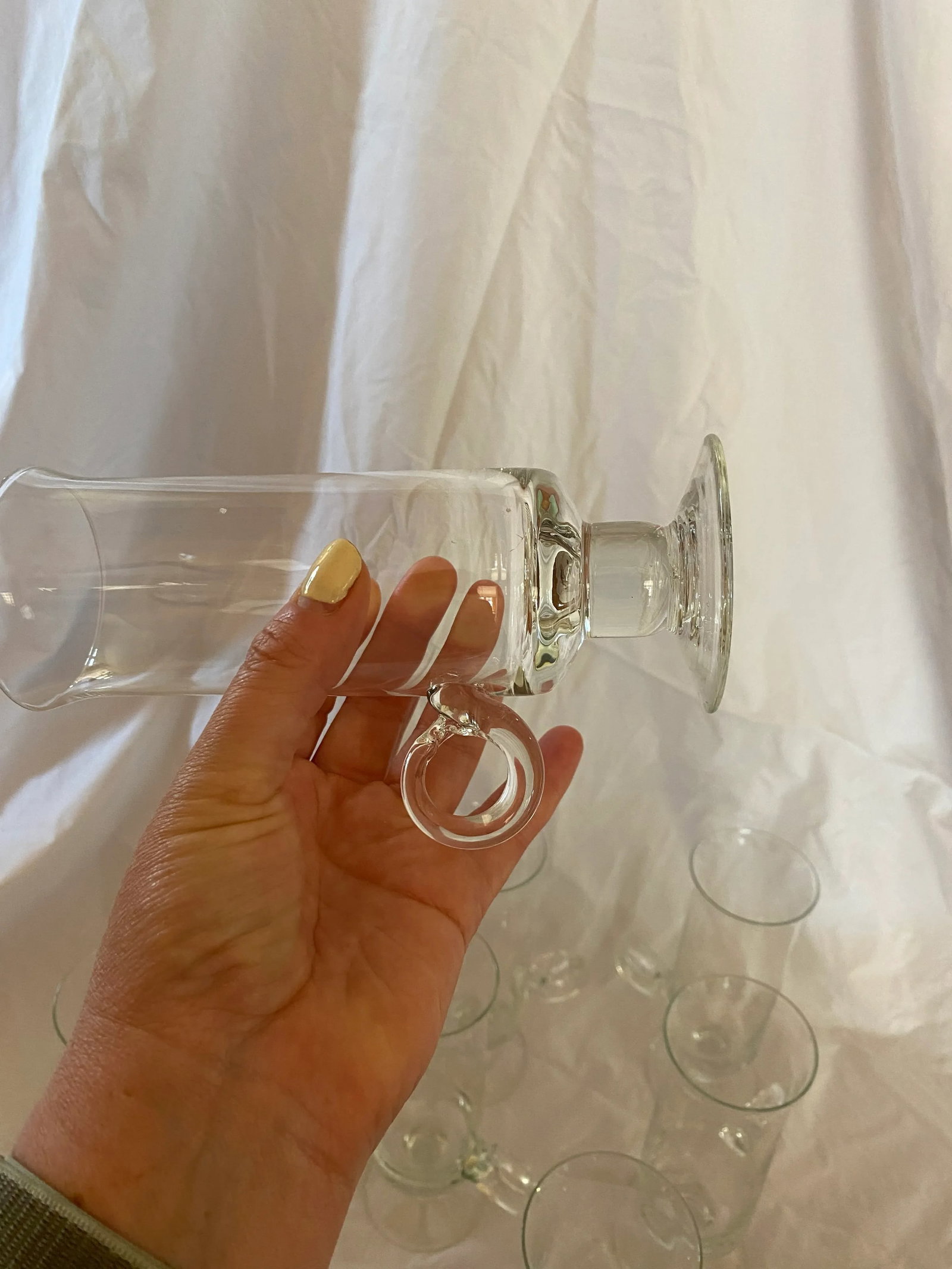 Mid-Century Modern Handled Glasses- Set of 8 - 7
