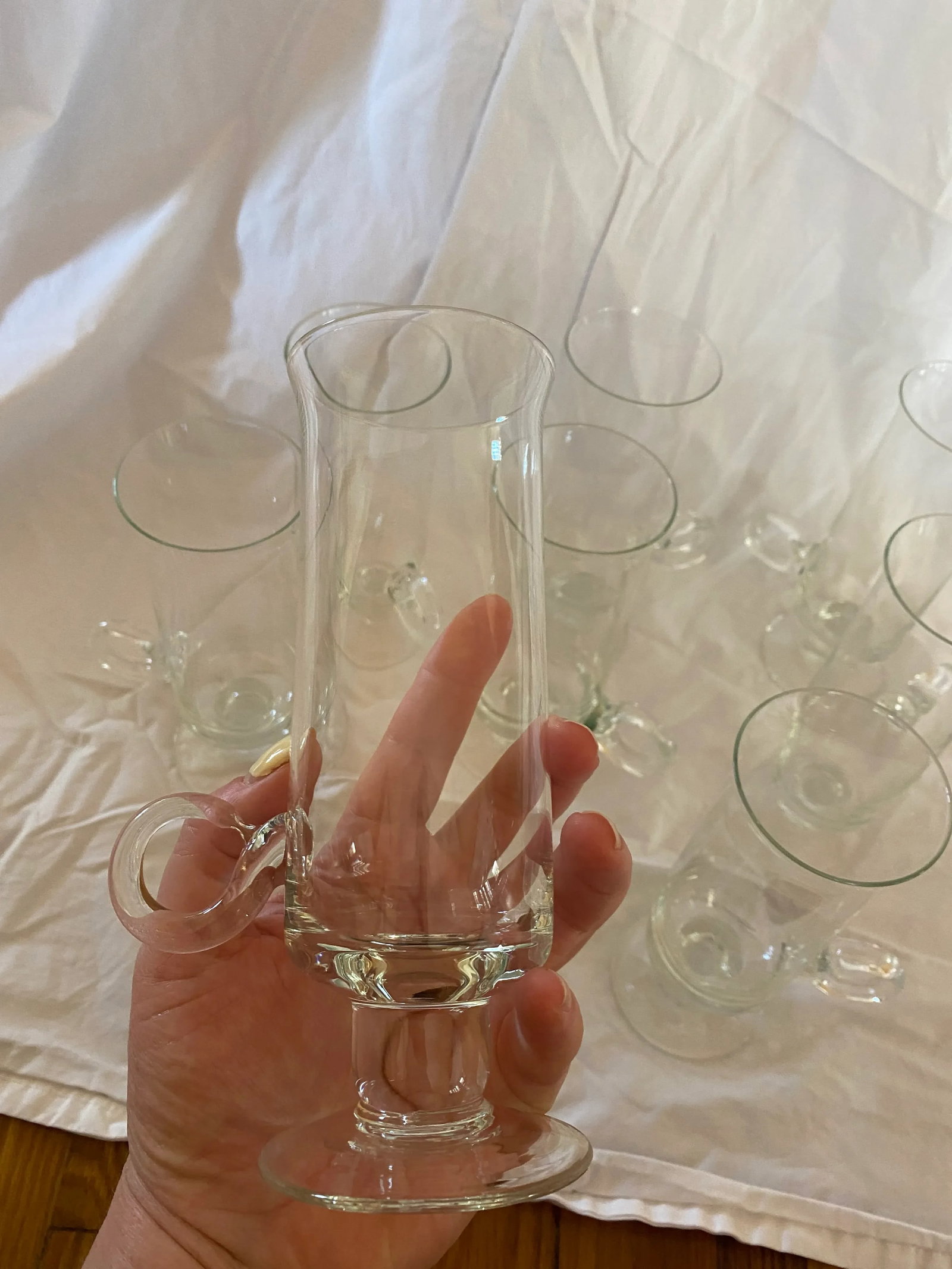 Mid-Century Modern Handled Glasses- Set of 8 - 8