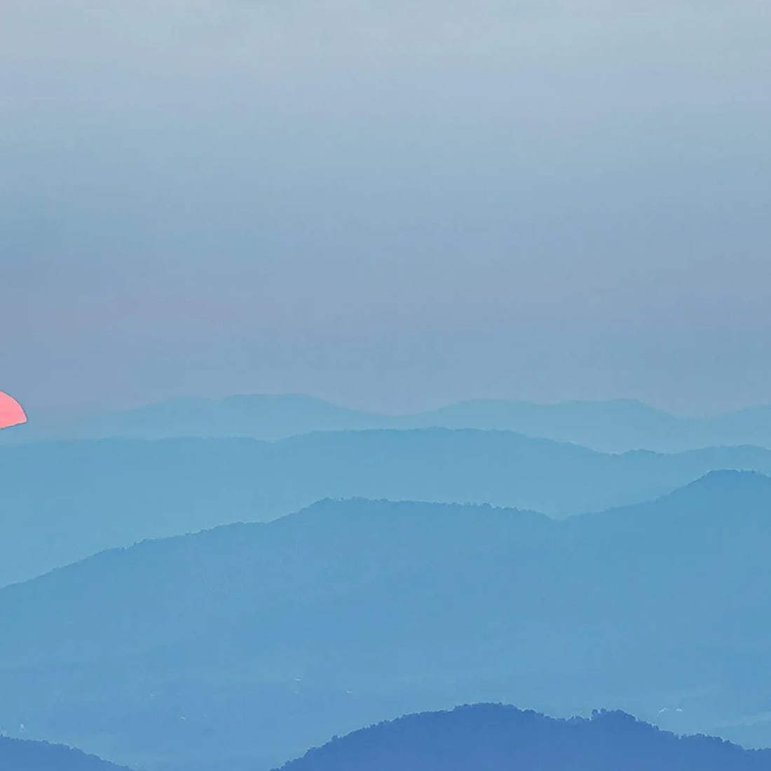 2021 "End of the Day in the Blue Ridge Mountains. North Carolina" Modern Photography, Premium Archiv - 3