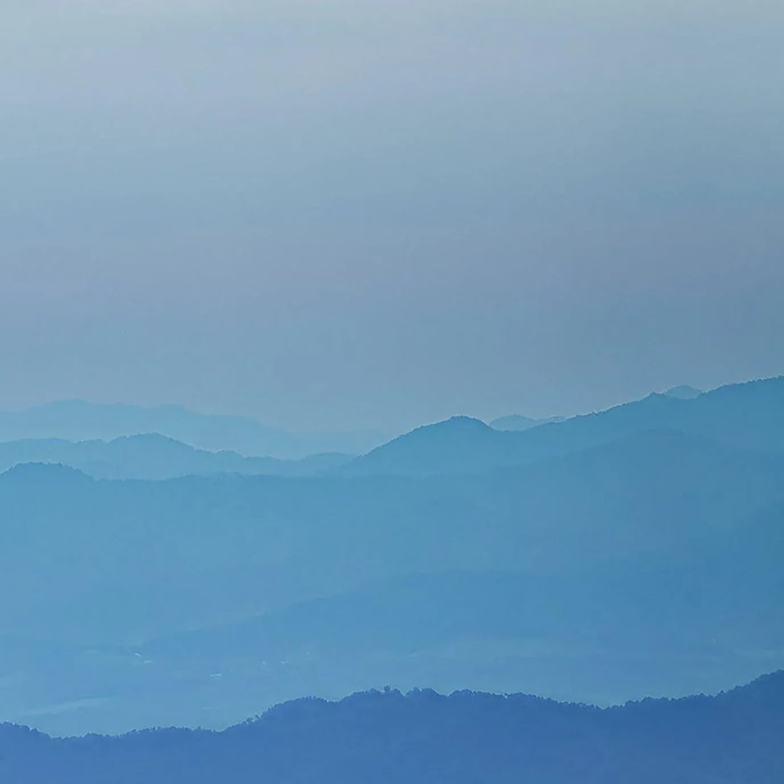 2021 "End of the Day in the Blue Ridge Mountains. North Carolina" Modern Photography, Premium Archiv - 4