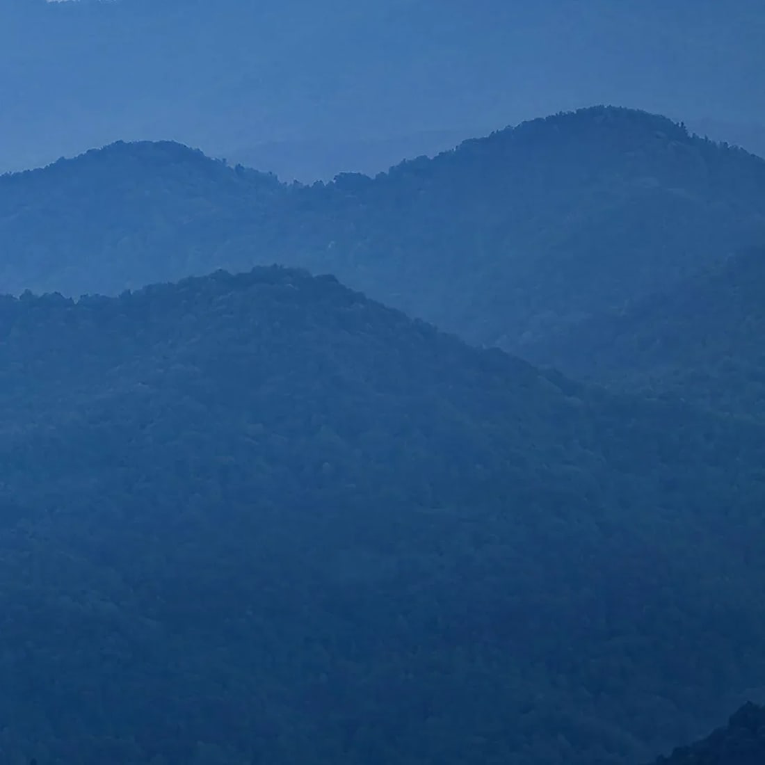 2021 "End of the Day in the Blue Ridge Mountains. North Carolina" Modern Photography, Premium Archiv - 7