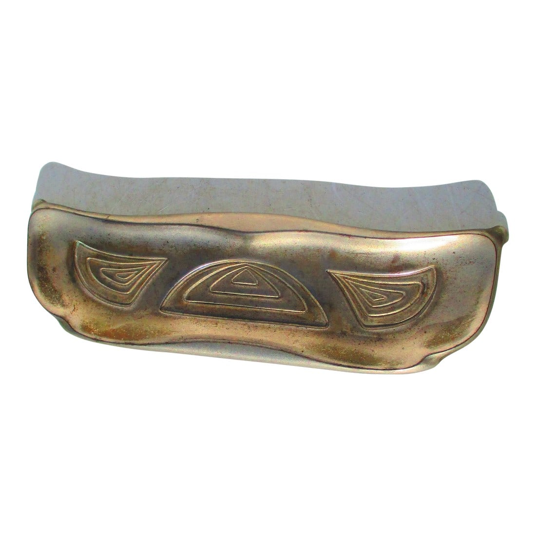 1900s Art Nouveau Bronze Desk Pen Tray (1 of 6)