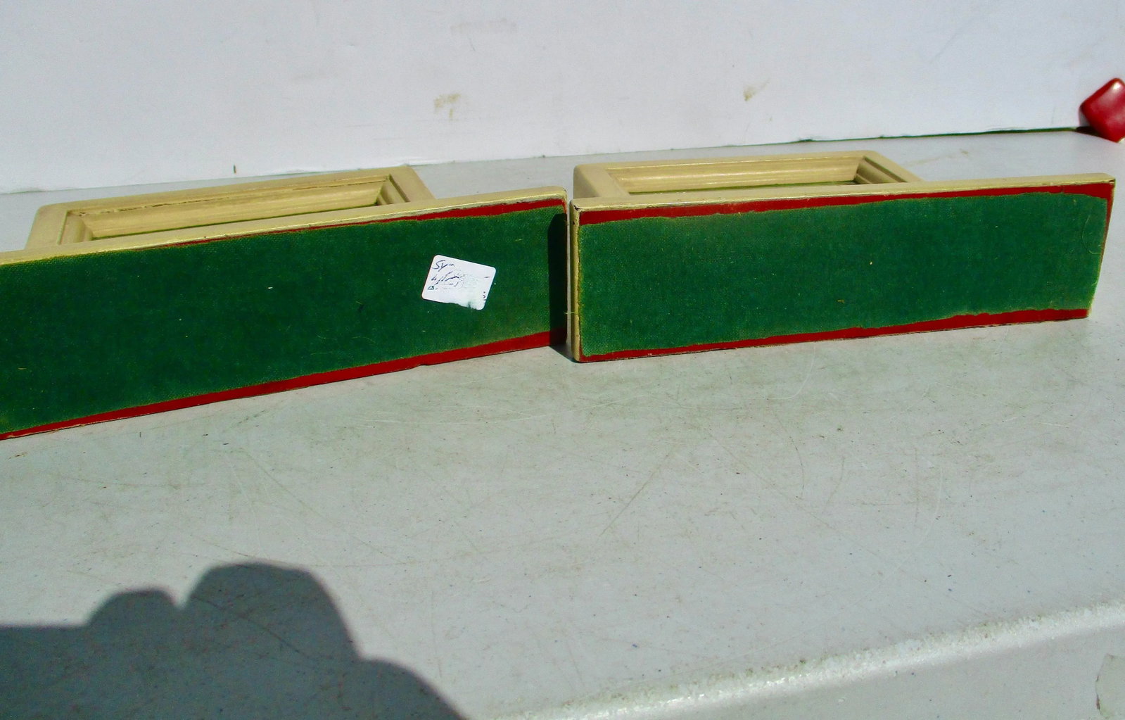 Early 20th Century Austrian Watercolor and Wooden Bookends - a Pair - 6