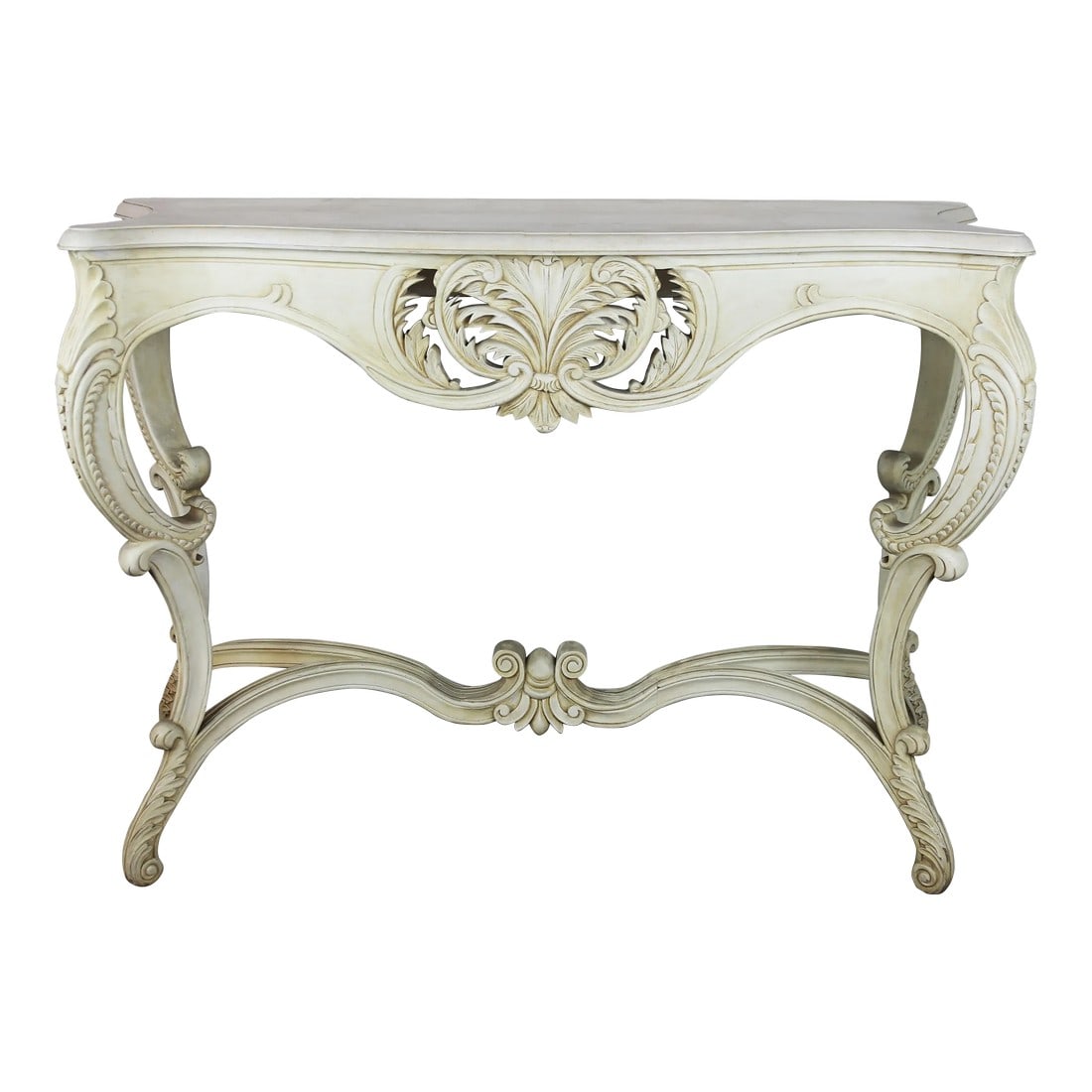 Hand-Carved Victorian Style . Entrance Table, Console Table (1 of 8)