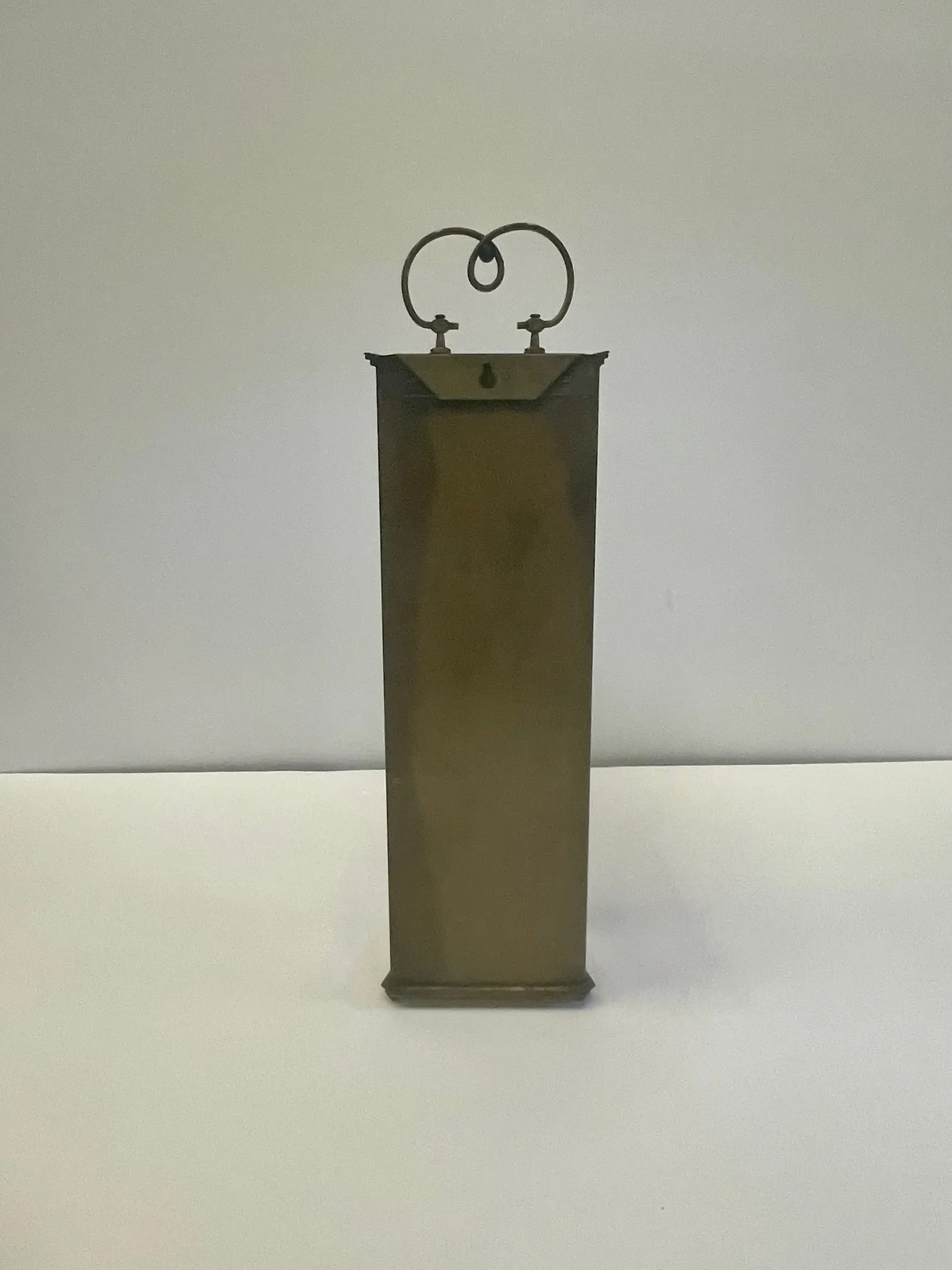 Brass & Aged Glass Lanterns -A Pair - 11